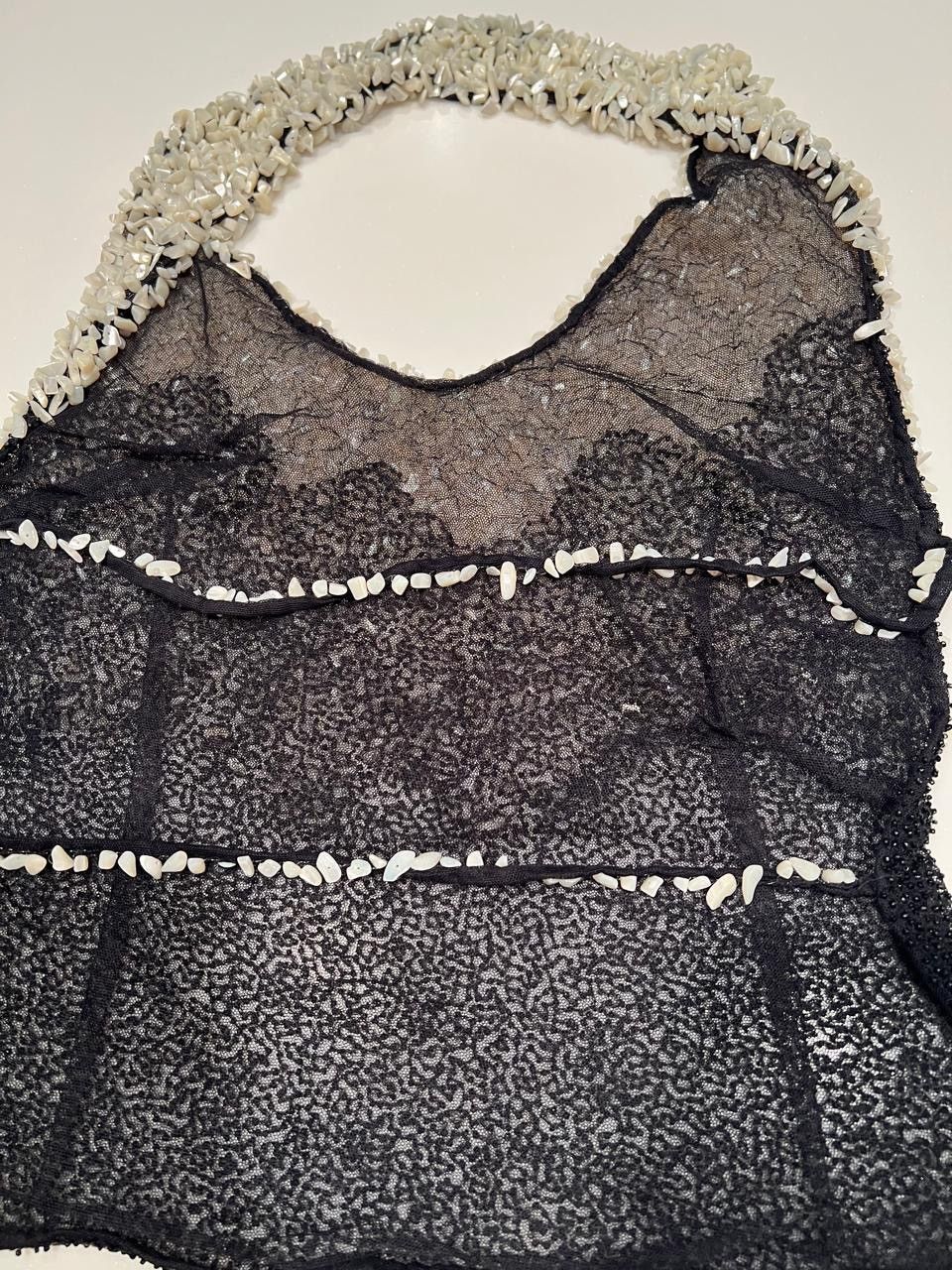 Versace Silk mother-of-pearl beads Halter Top Size S / US 4 / IT 40 - 7 Thumbnail