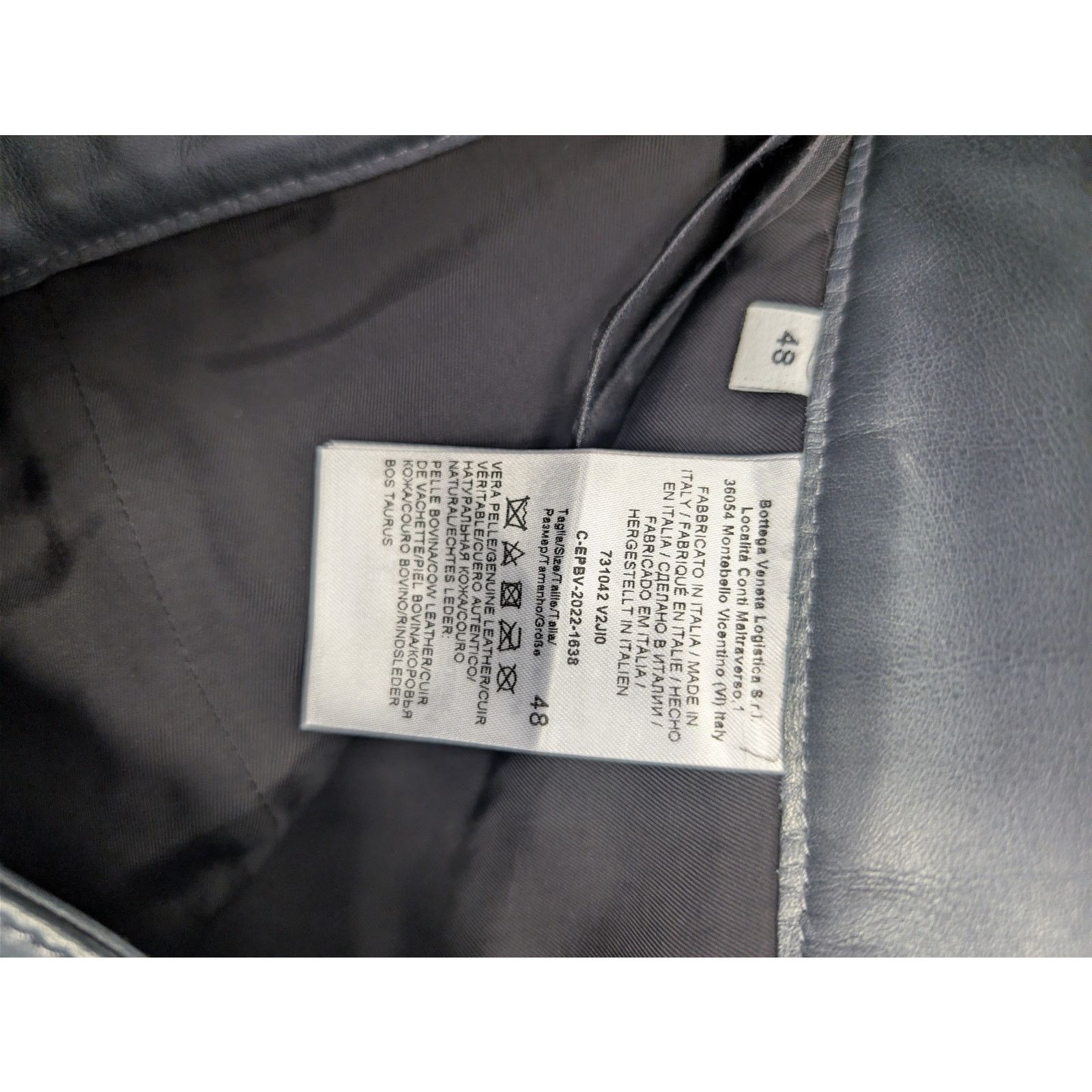 Bottega Veneta o1rshd1 Leather Biker Pants Natural Calf Pants Size US 32 / EU 48 - 16 Thumbnail