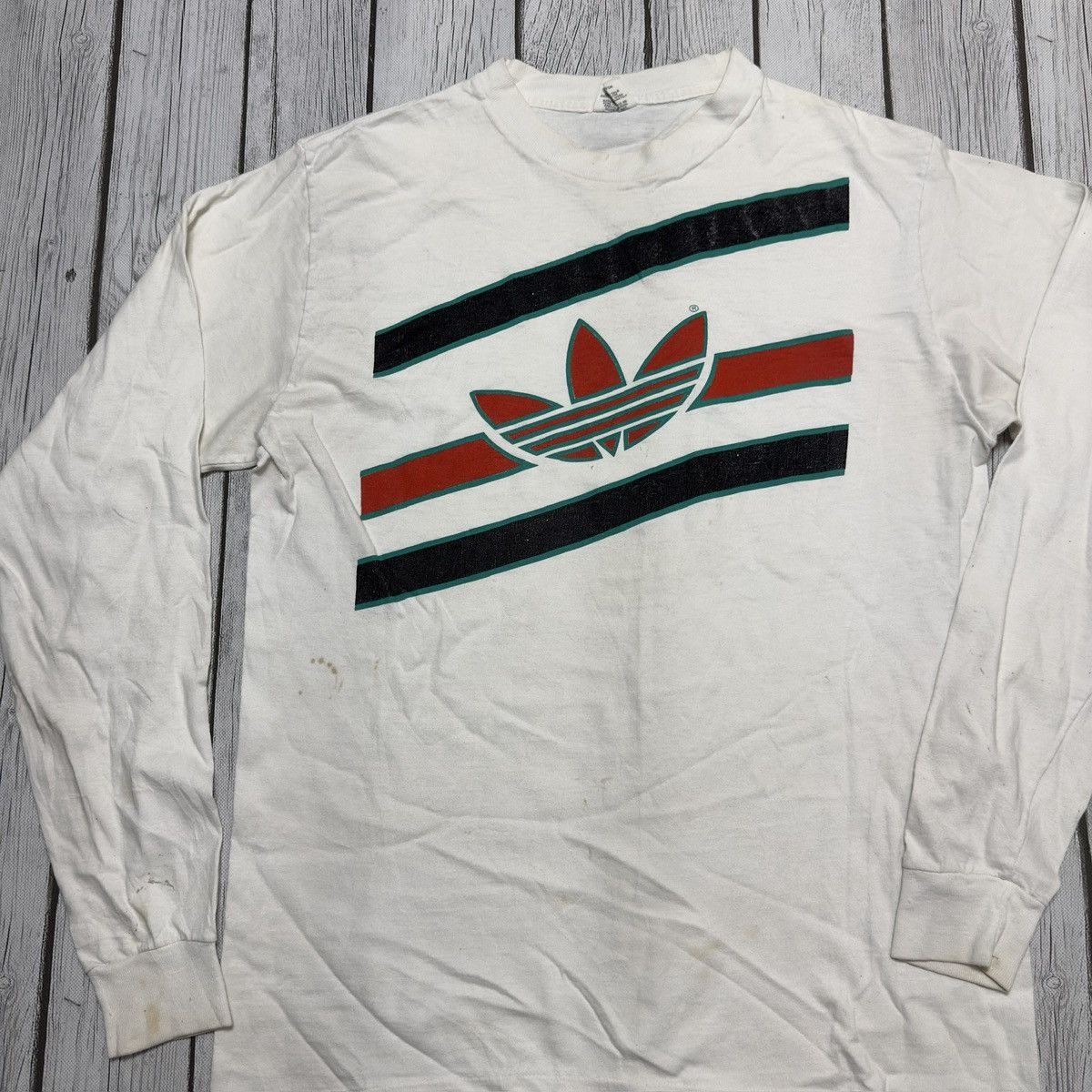Adidas × Vintage Vintage Adidas long sleeve tee Size US M / EU 48-50 / 2 - 3 Thumbnail