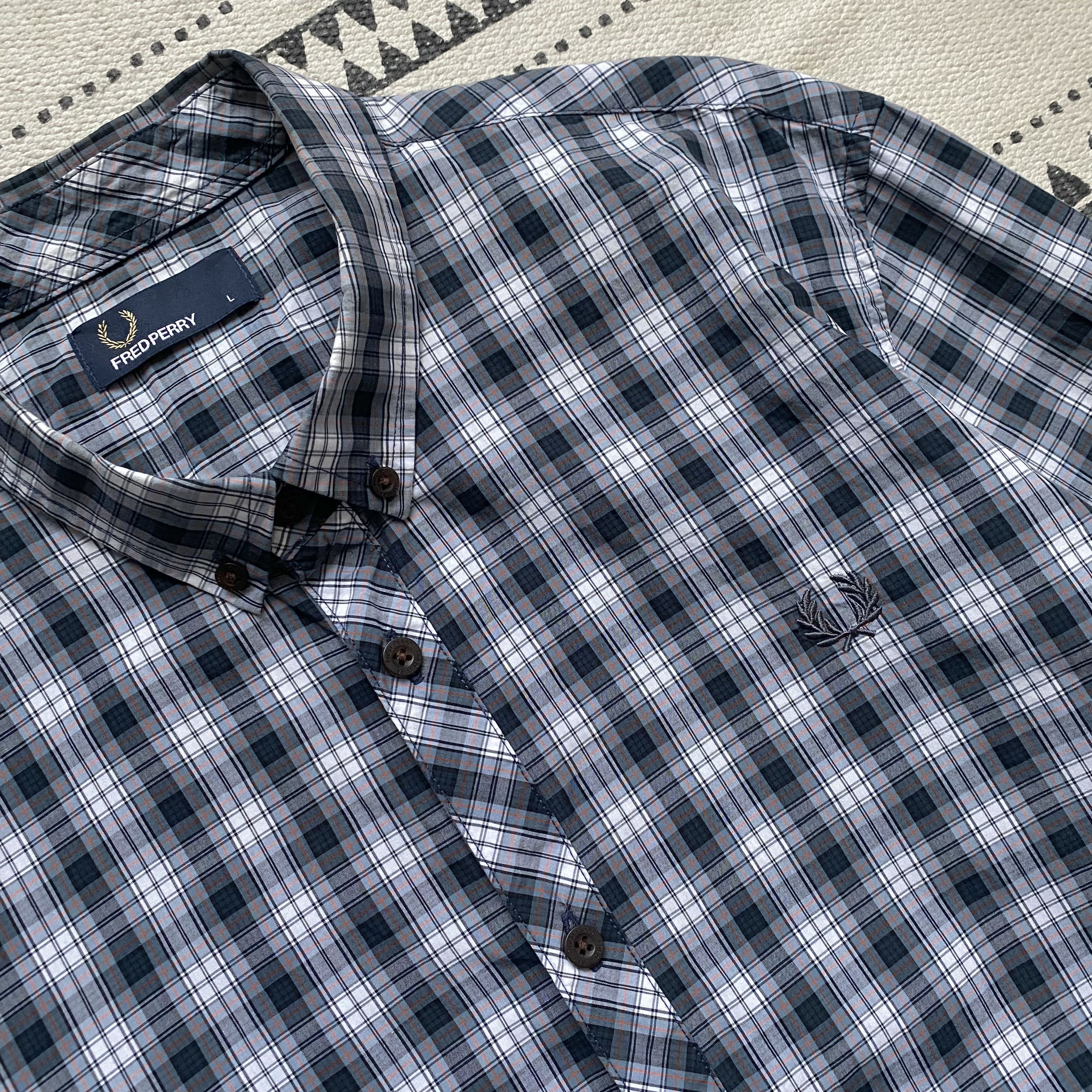 Fred Perry Fred Perry Classic Flannel Shirt Checked Travis Scott Style Size US M / EU 48-50 / 2 - 8 Thumbnail