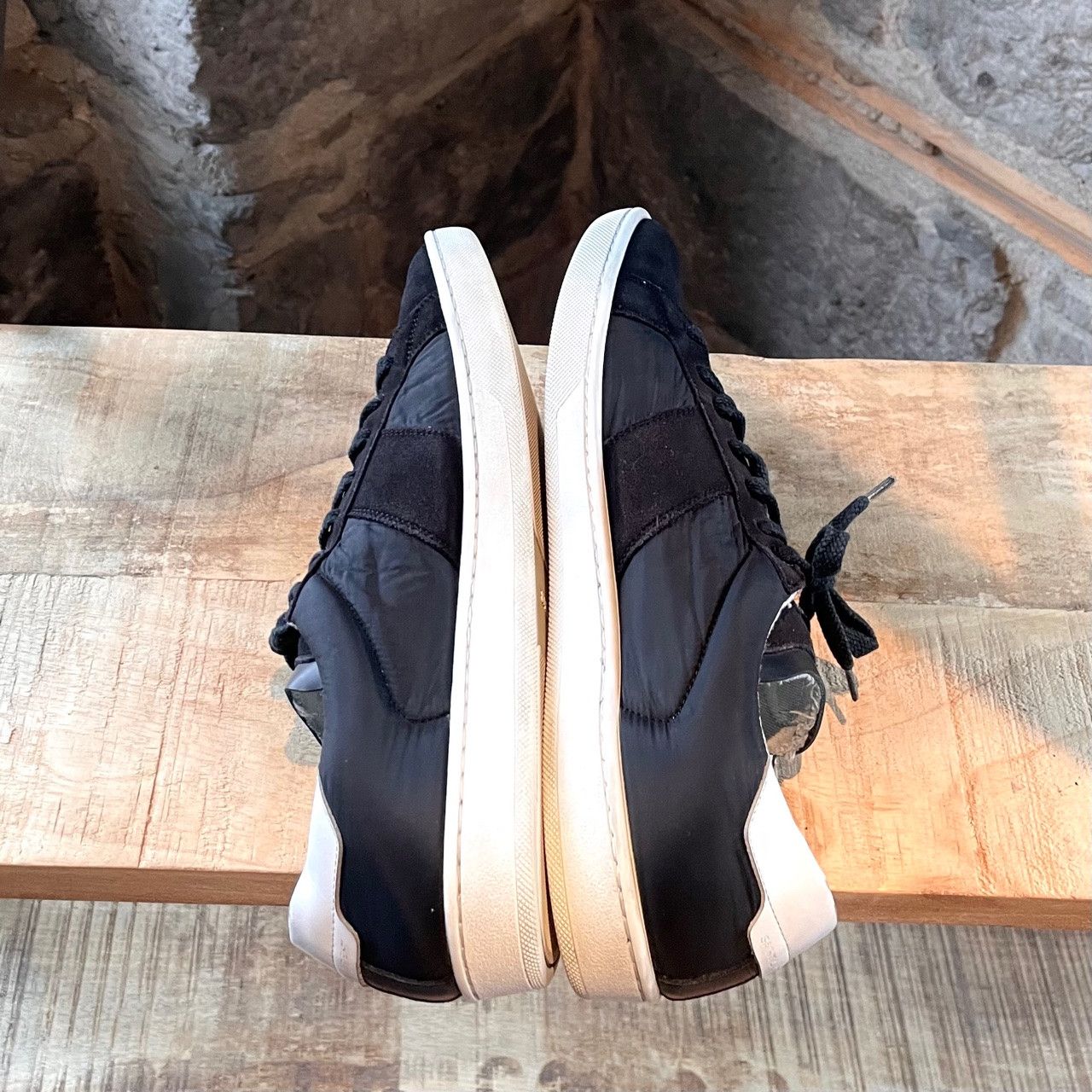 Saint Laurent Paris Saint Laurent Black Suede Nylon Low-top Sneakers Size US 8.5 / EU 41-42 - 7 Thumbnail