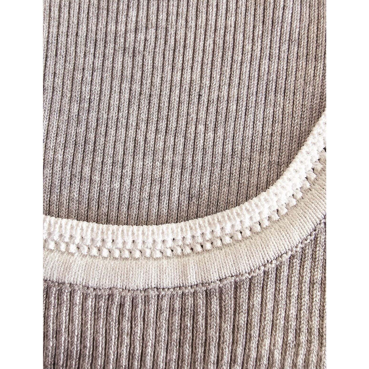 CAROLINE CONSTAS Caroline Constas Ribbed Fitted Stretch Knit Maxi Dress M Size M / US 6-8 / IT 42-44 - 6 Thumbnail