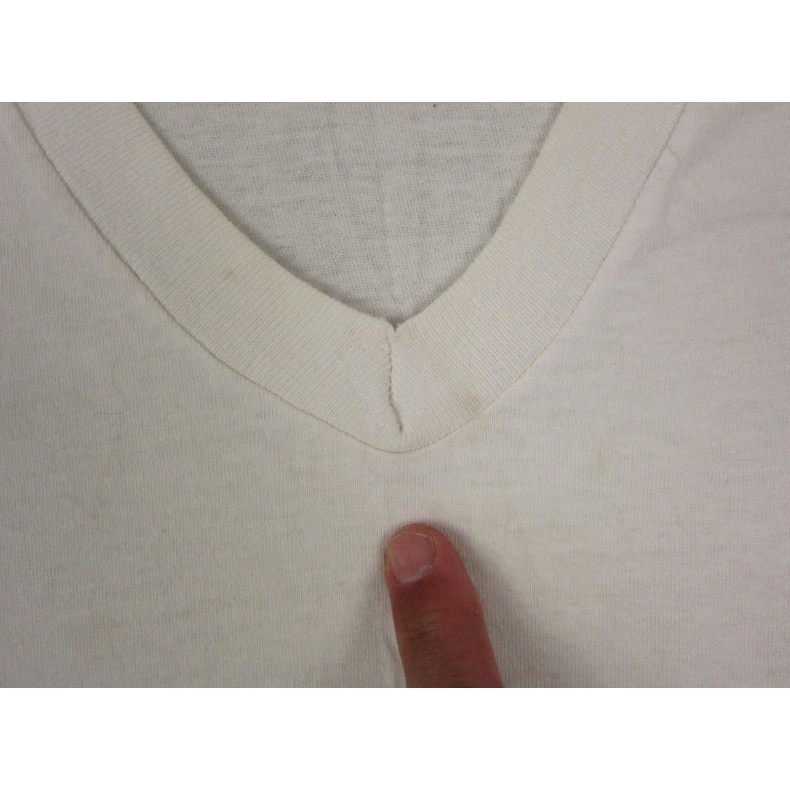 Fruit Of The Loom VINTAGE Fruit of the Loom Shirt Mens L White 90s Crew Neck Short Sleeve T-Shirt 90s Mens Size US L / EU 52-54 / 3 - 6 Thumbnail