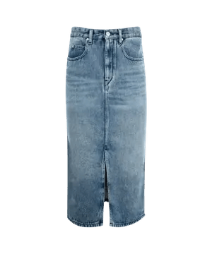Isabel Marant o1h1sh11225 Tilauria Skirt in Blue Size 28" / US 6 / IT 42 - 1 Thumbnail
