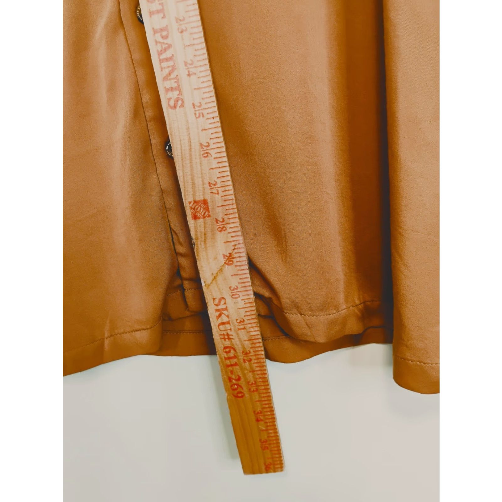 YoungLA Youngla Shirt XL Viscose Rust Brown Button-Up Short Sleeve Casual Mens Size US XL / EU 56 / 4 - 6 Thumbnail
