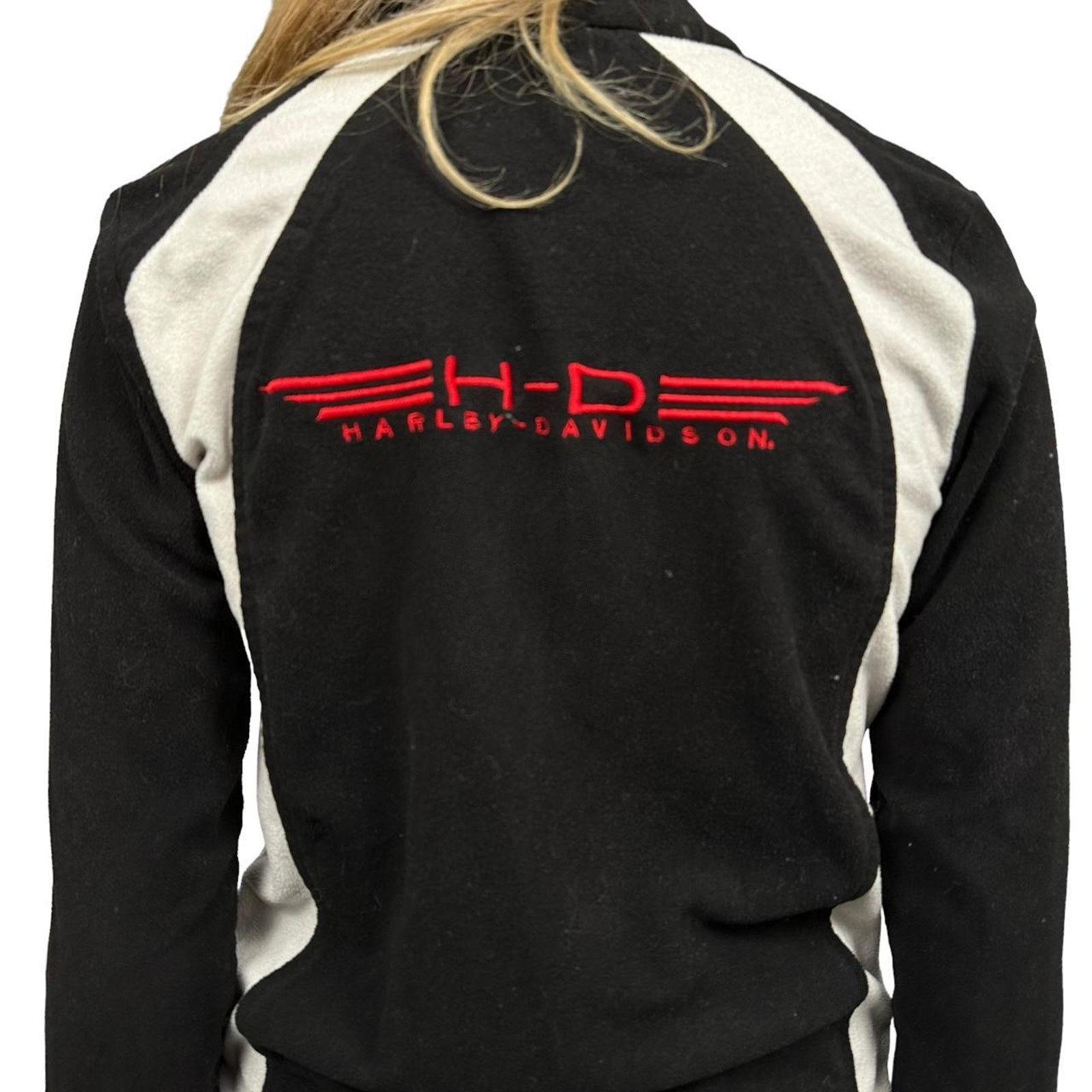 Harley Davidson Vintage Woman’s Harley Davidson Fleece Zipup Size M / US 6-8 / IT 42-44 - 4 Thumbnail