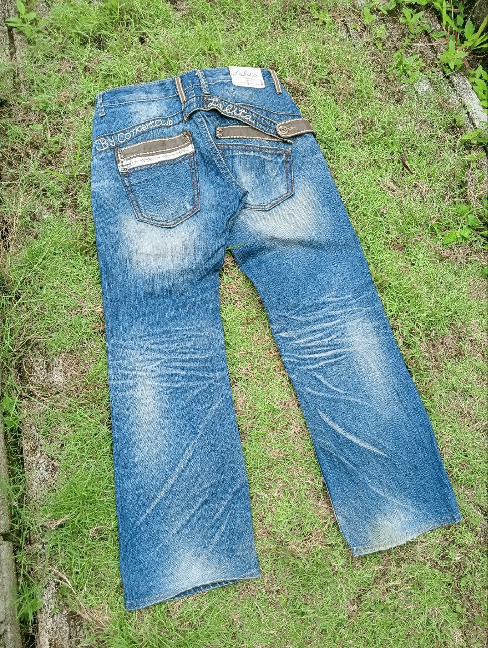 Japanese Brand JAPANESE LOLITA by CONCERT CLUB WASHED JEANS Size US 31 - 2 Thumbnail