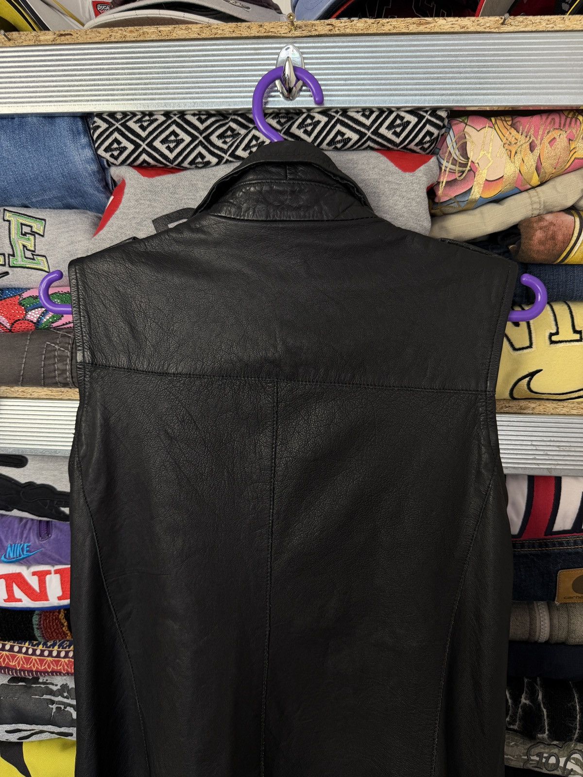 Allsaints Allsaints Leather Biker Avant Garde Vest 00s Size M / US 6-8 / IT 42-44 - 10 Thumbnail