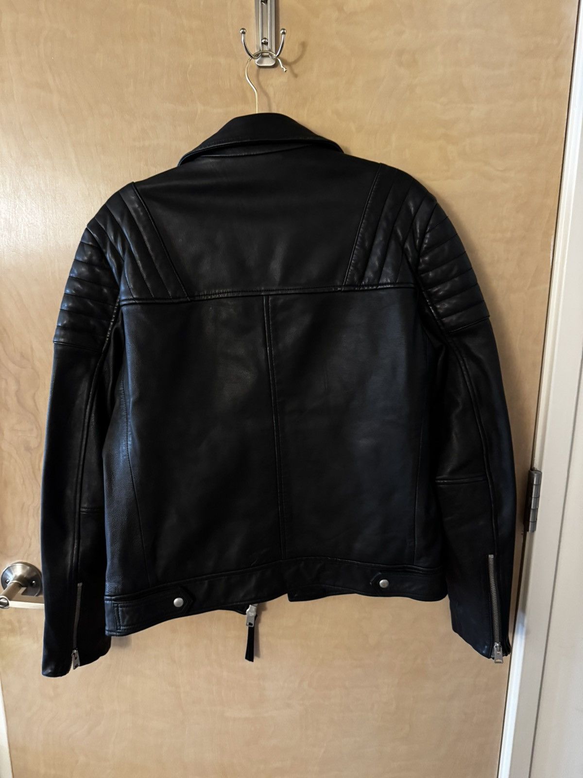 Allsaints Black Cahallan Leather Biker Jacket Size US S / EU 44-46 / 1 - 3 Thumbnail