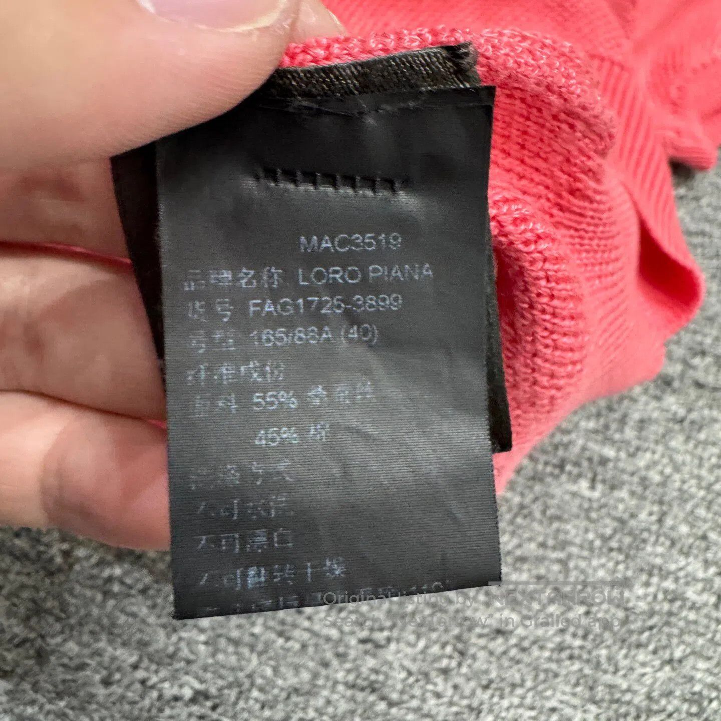 Loro Piana LORO PIANA Silk fabric with openwork patterns and short sl Size L / US 10 / IT 46 - 3 Thumbnail