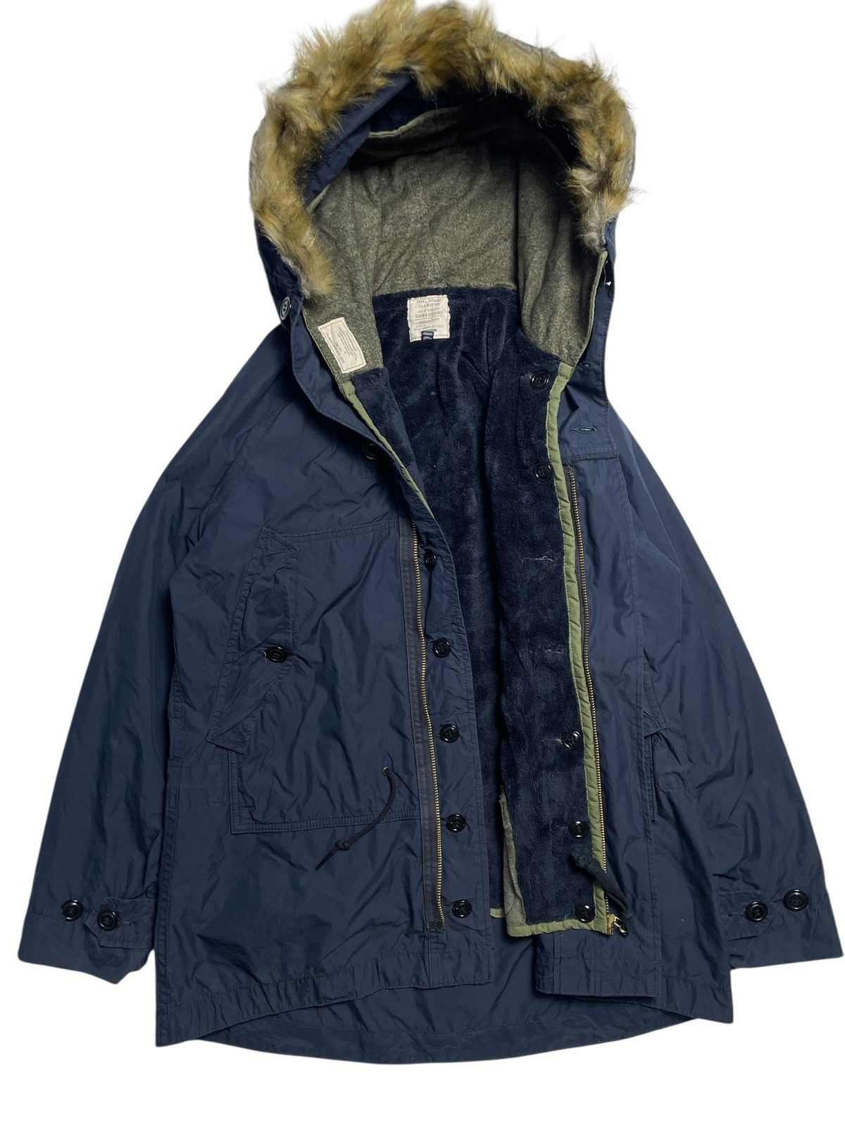 14th Addiction 2000’s Denim & Dungaree - Apocalypse Parka Fur Jacket Size US M / EU 48-50 / 2 - 10 Thumbnail