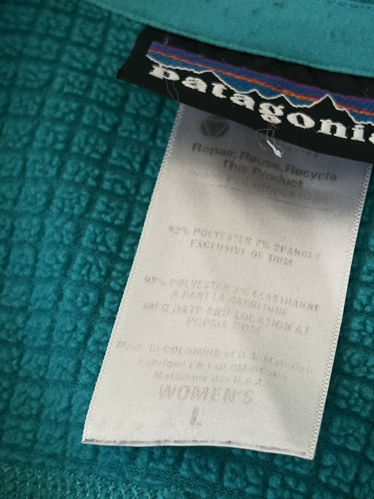 Patagonia Patagonia Polartec Gorpcore Knit Logo USA Fleece Zip Sweater Size L / US 10 / IT 46 - 11 Thumbnail