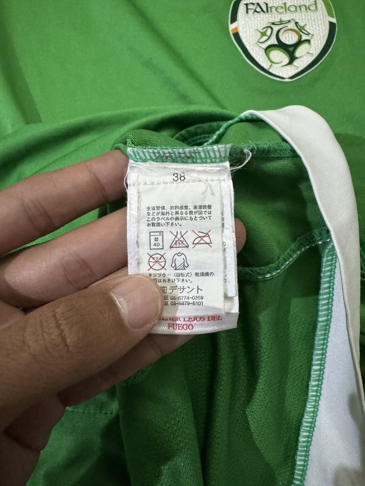 Umbro REPUBLIC OF IRELAND 2006-2008 HOME JERSEY BY UMBRO Size US L / EU 52-54 / 3 - 7 Thumbnail