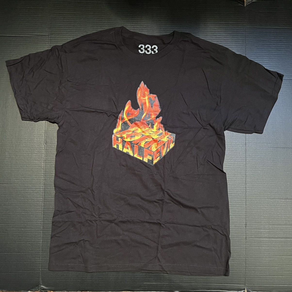 Half Evil Half Evil 333 Hell Born Fire T-Shirt - Black LG Size US L / EU 52-54 / 3 - 1 Preview