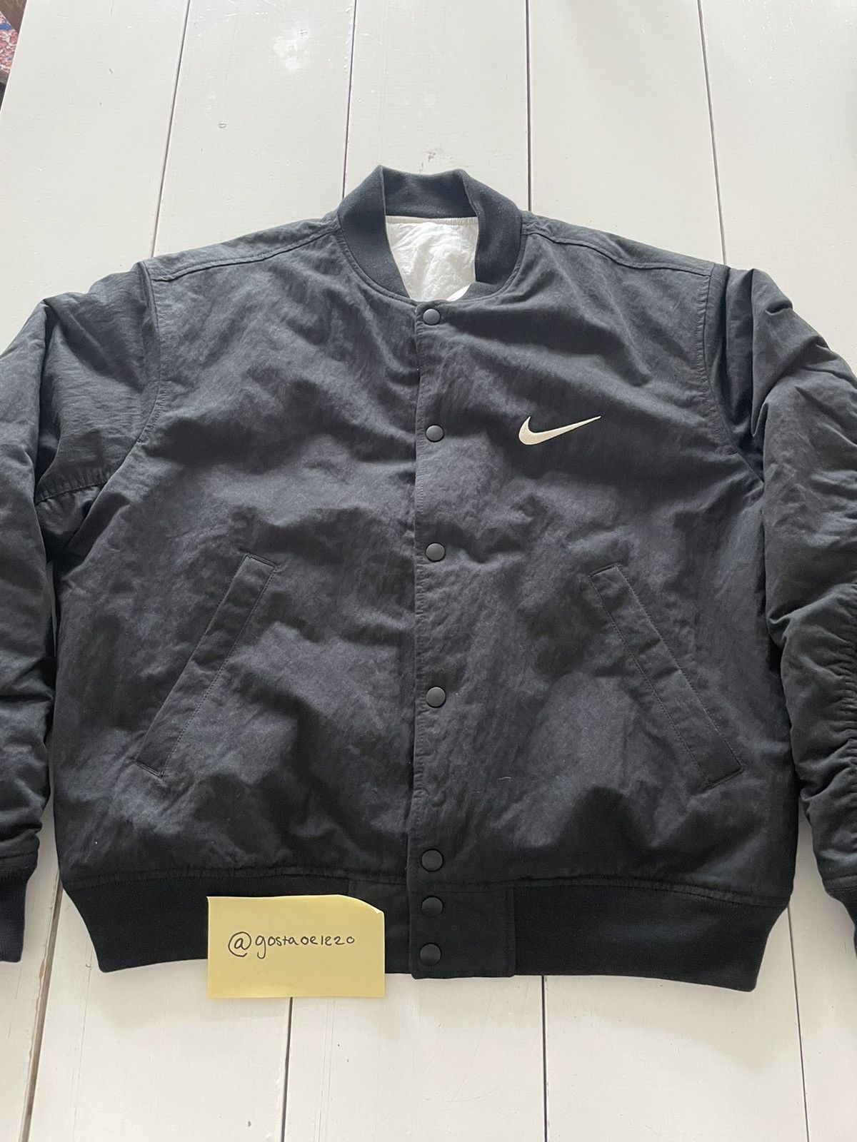 Nike × Stussy Nike x Stüssy varsity bomber jacket | Grailed