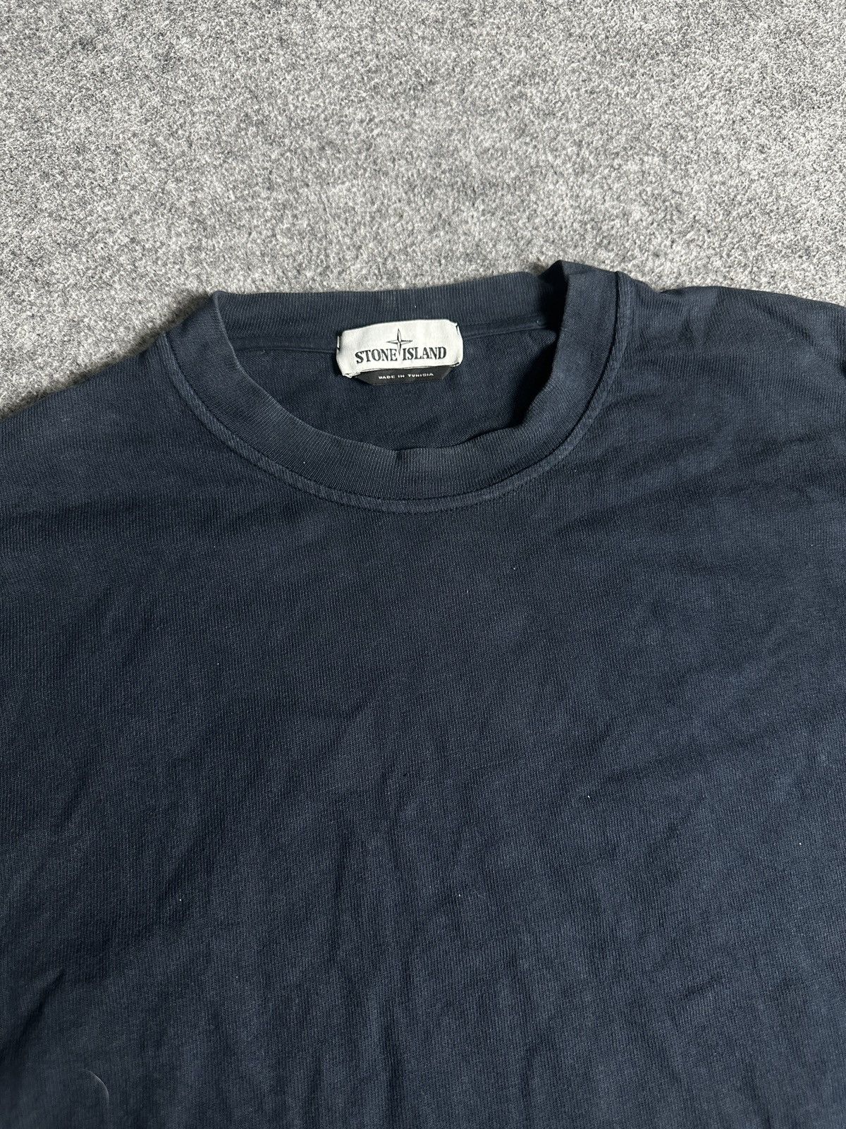 Stone Island Stone Island Navy Compass Badge Long Sleeve Sweatshirt. Size US L / EU 52-54 / 3 - 3 Thumbnail