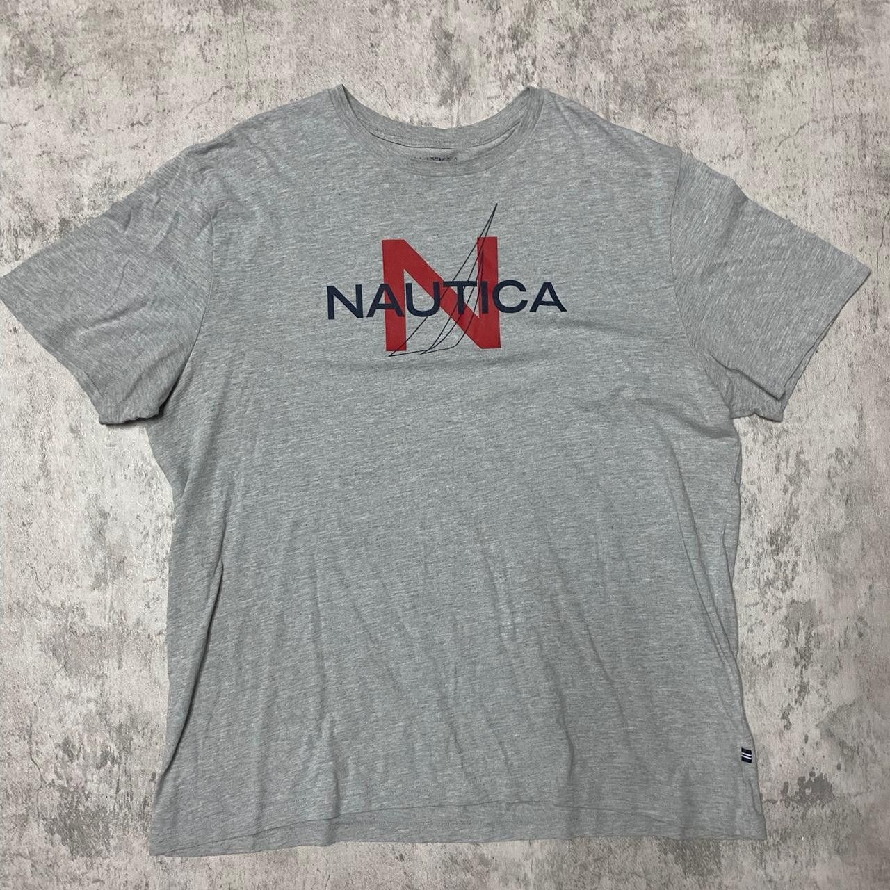 Nautica Grey Nautica cotton t-shirt Size US XXL / EU 58 / 5 - 1 Thumbnail