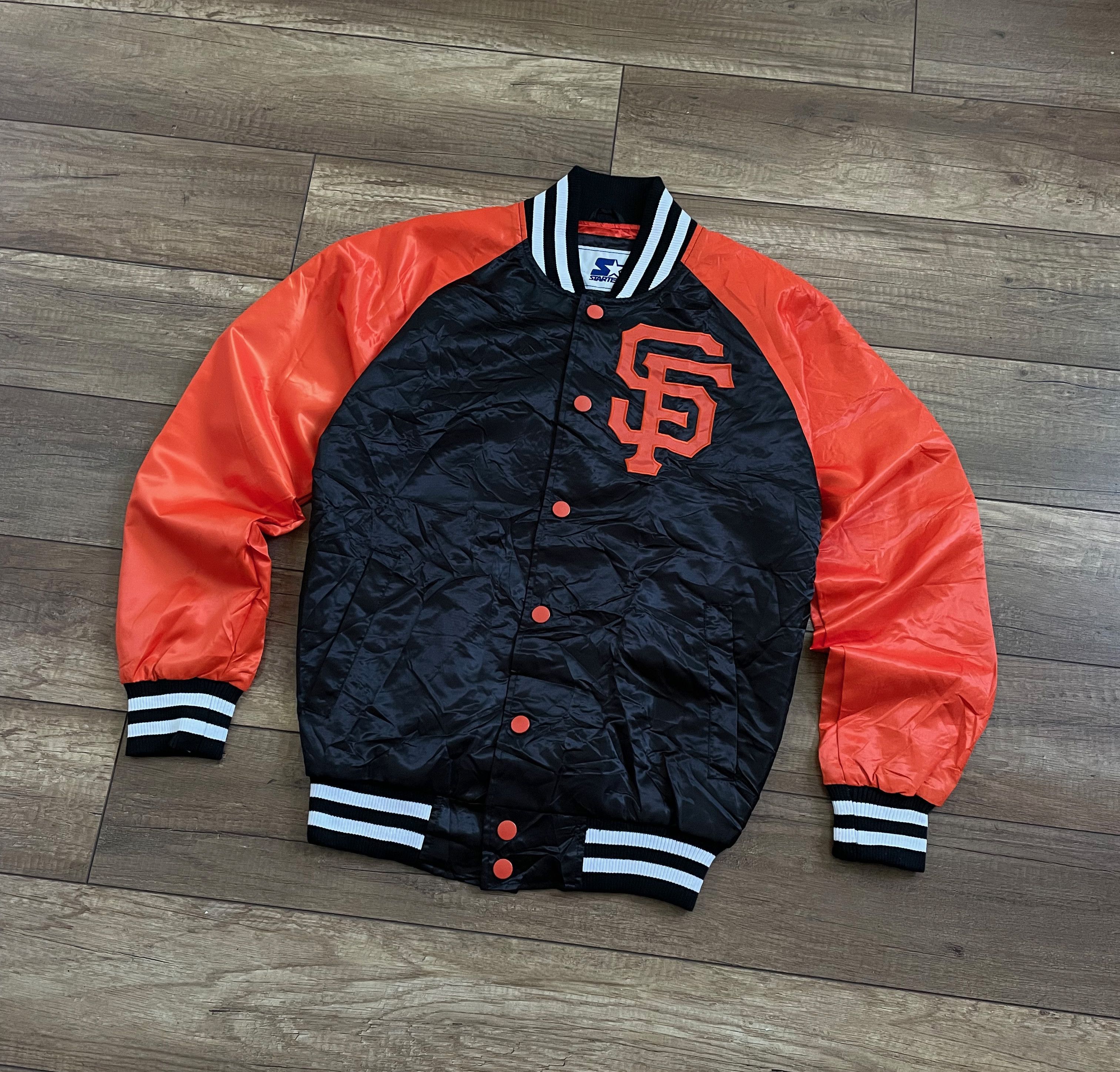 Starter Vintage Starter MLB San Francisco Giants Nylon Bomber Jacket Size US S / EU 44-46 / 1 - 7 Thumbnail