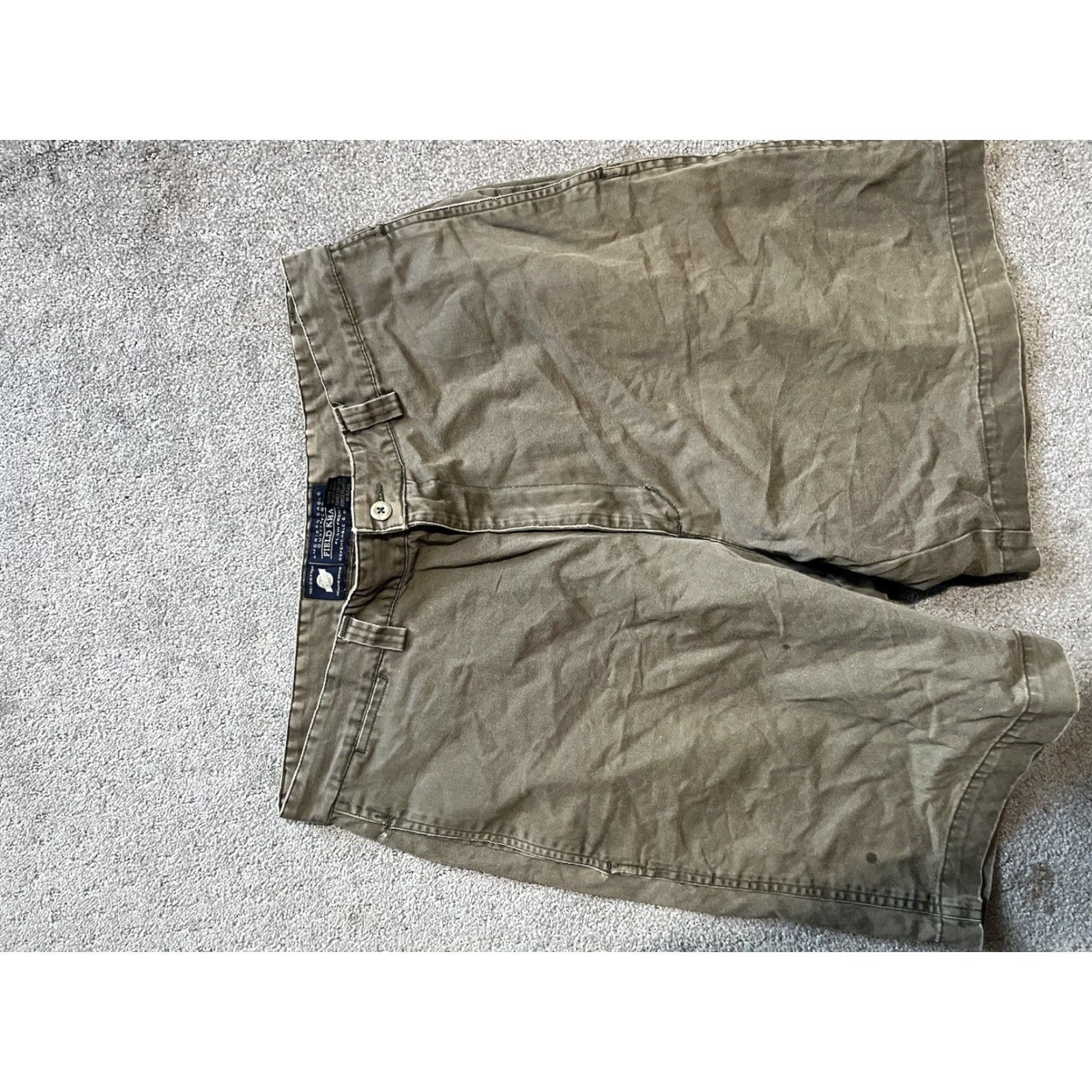 American Eagle Outfitters American Eagle Outfitters Mens Field Khakis Chino Shorts Size 34 Cotton Brown Size US 34 / EU 50 - 4 Thumbnail