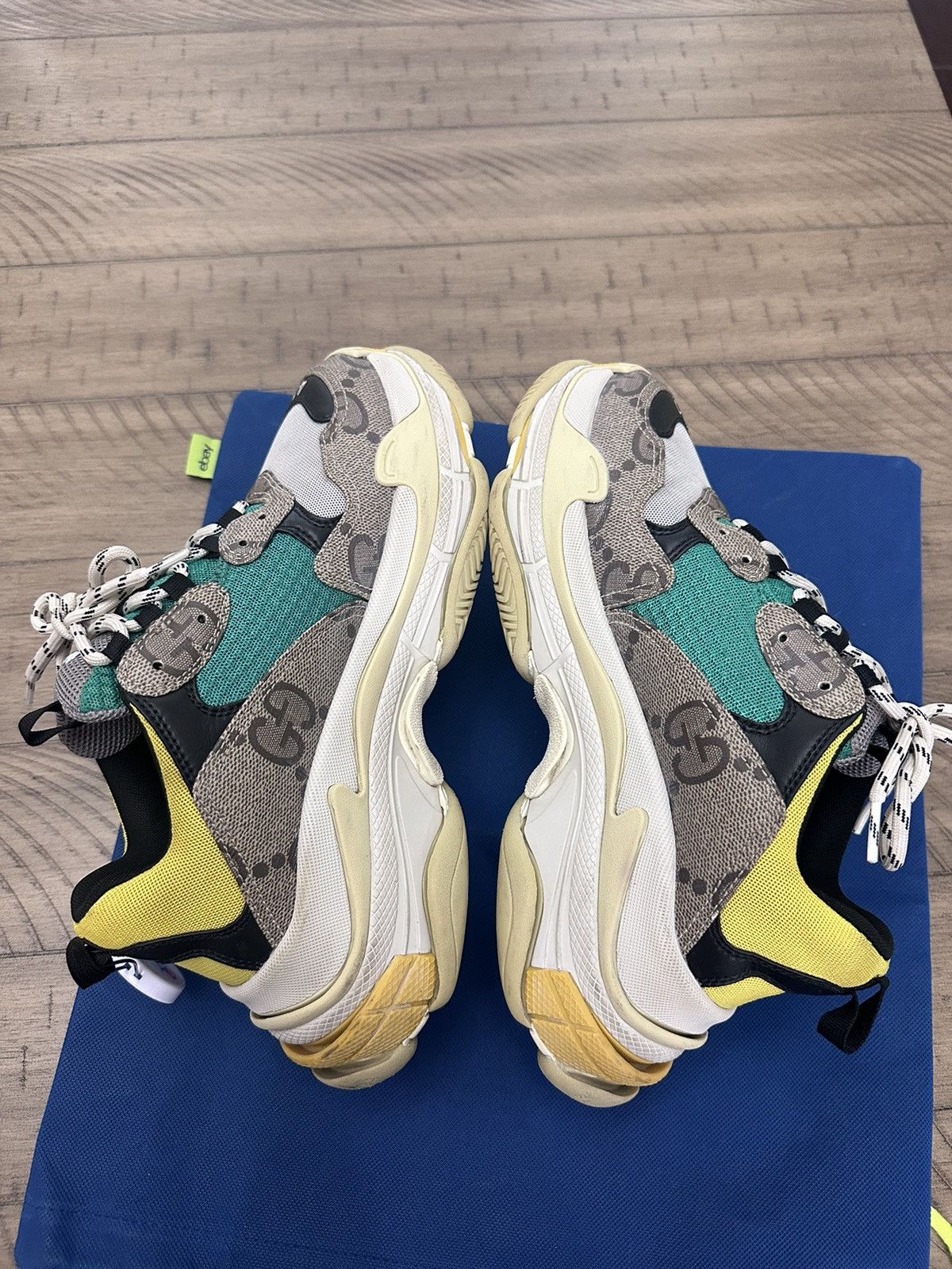 Balenciaga × Gucci Gucci balenciaga triple s sneakers Size US 8 / EU 41 - 8 Thumbnail