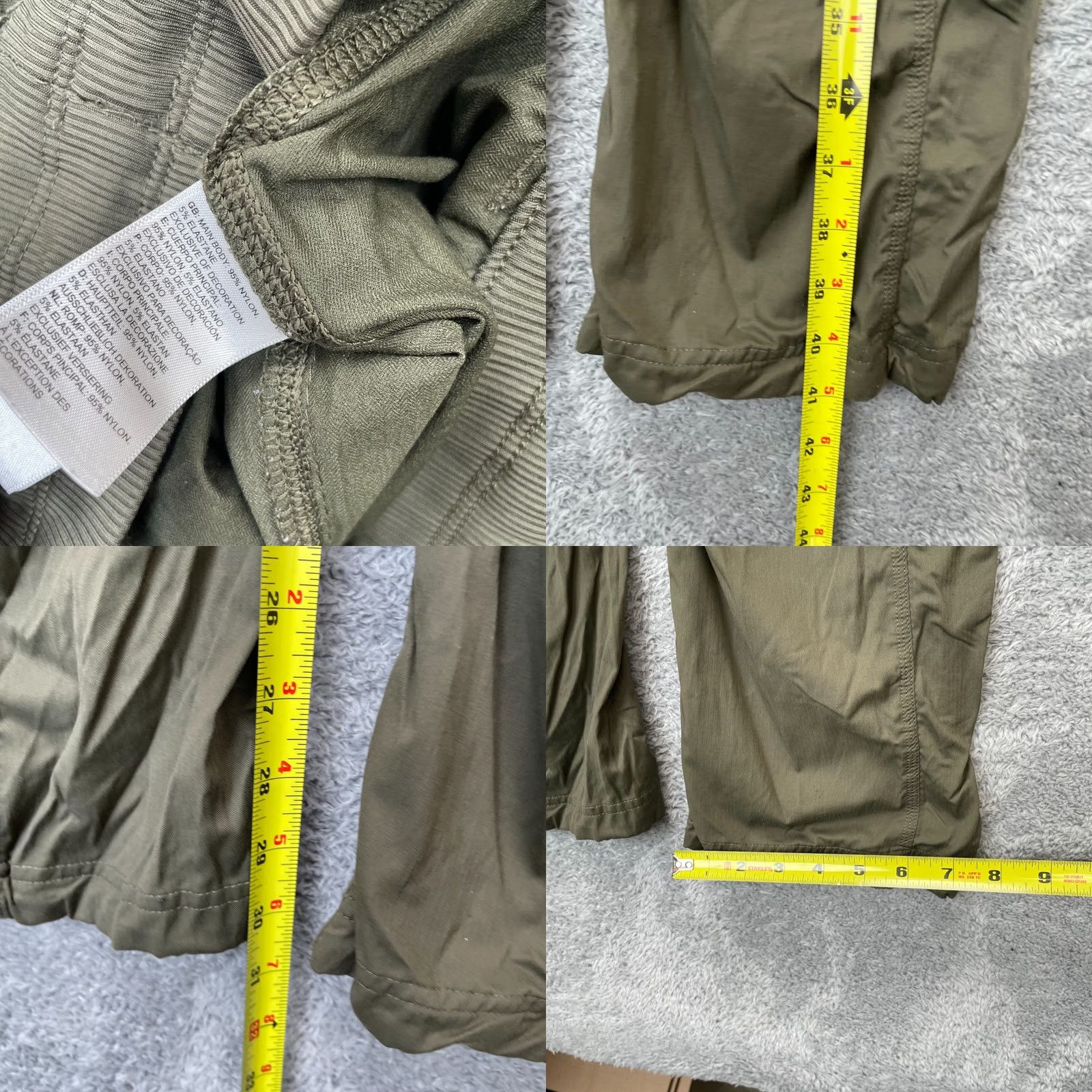 The North Face VINTAGE The North Face Pants Womens Large Green Aphrodite 2 Straight Leg Drawstring Size 36" / US 14 / IT 50 - 8 Thumbnail
