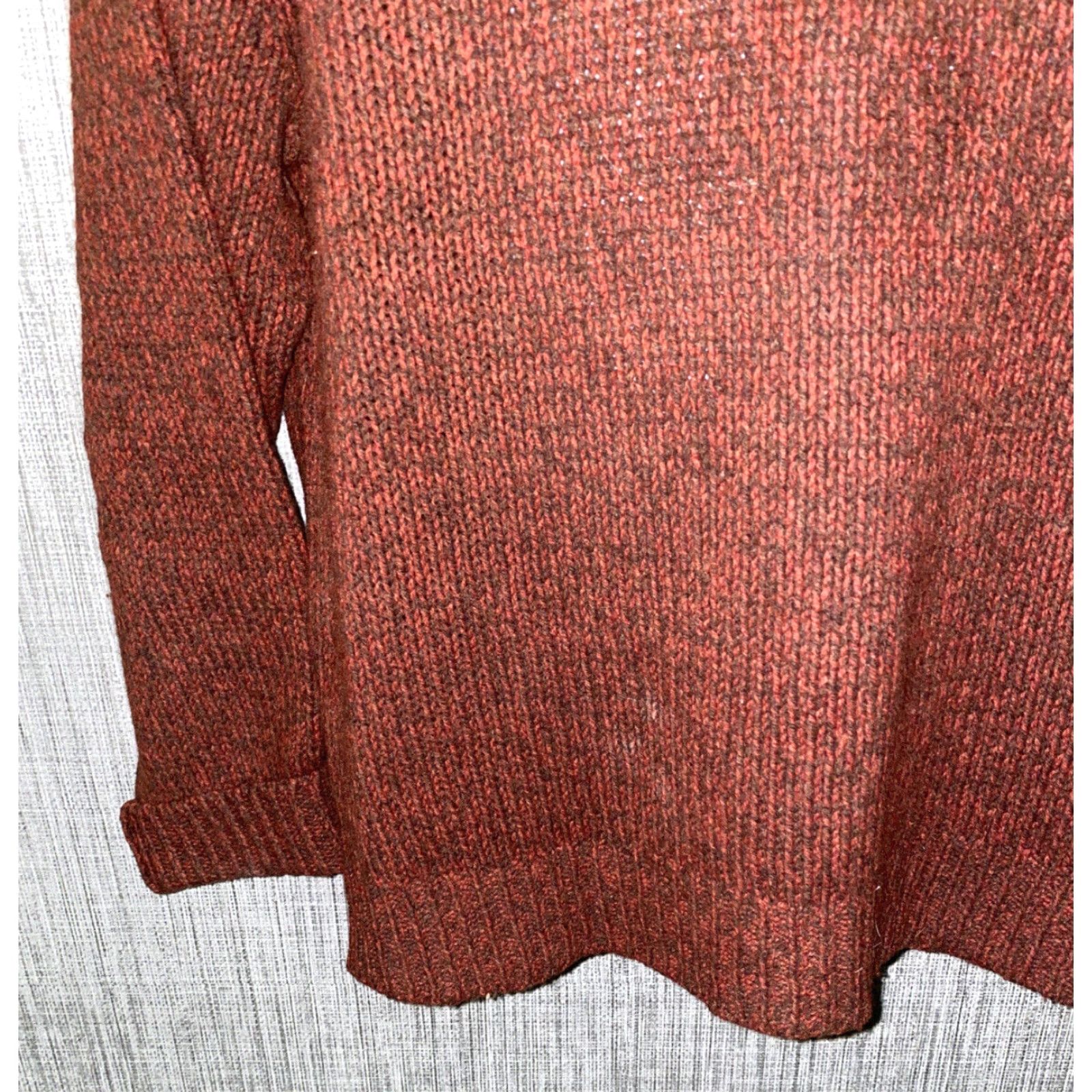 Vintage LL Bean Sweater Shirt 1/2 Button Up Lambswool Mens Size L Brown Size US L / EU 52-54 / 3 - 4 Thumbnail