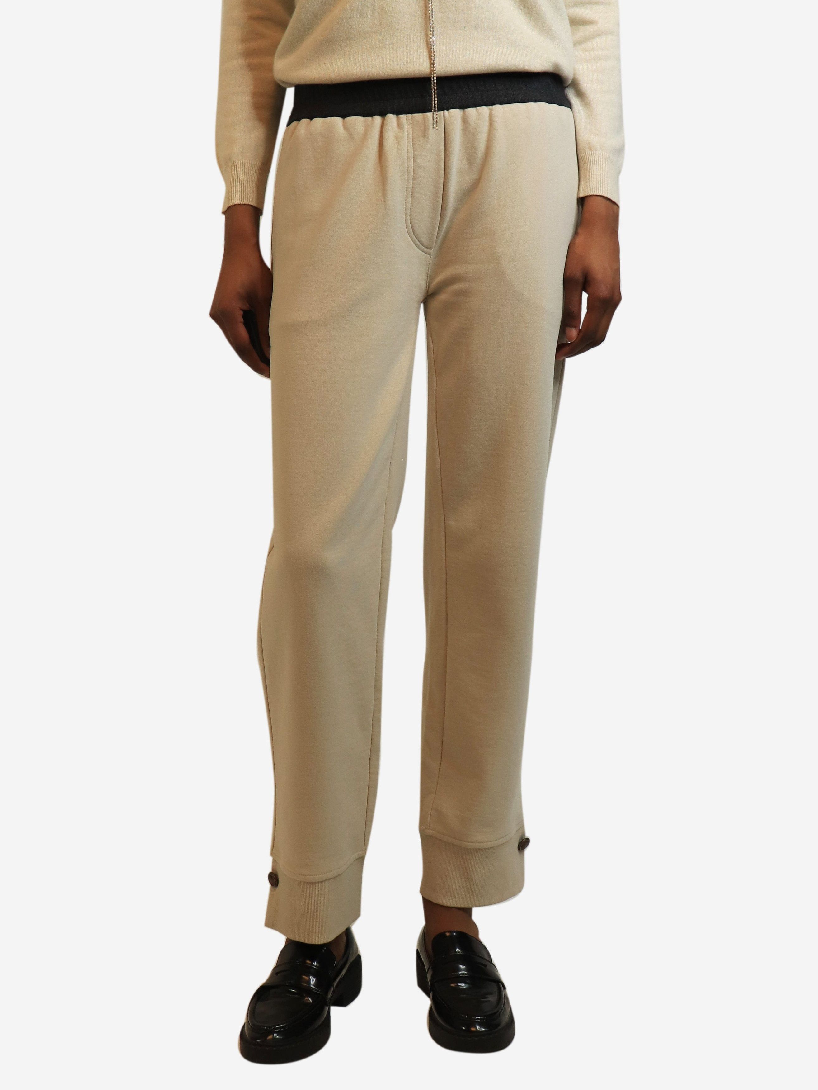 Other Neutral cuffed joggers - S Size 27" / US 4 / IT 40 - 1 Thumbnail