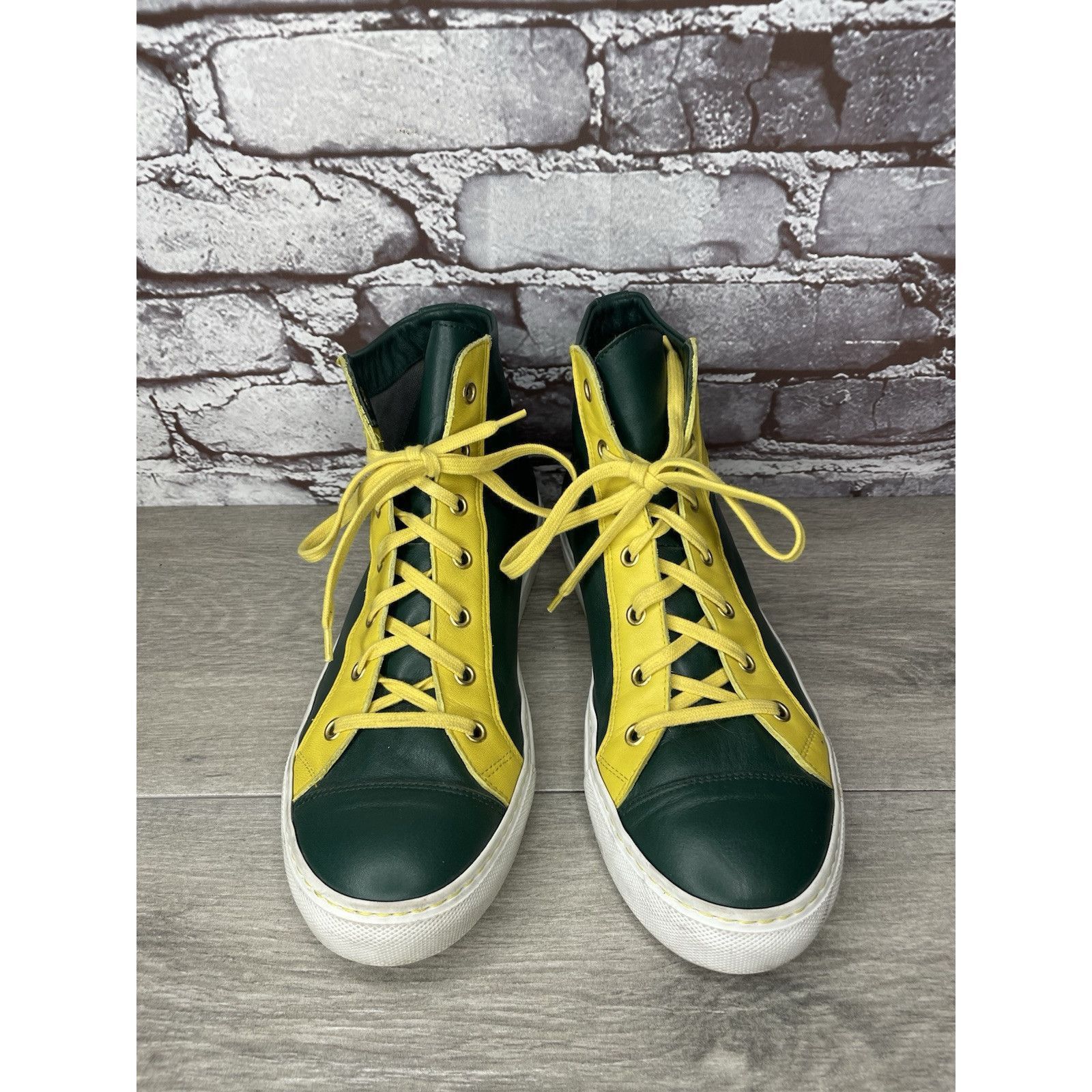 Renzo Cardoni RENZO DERBY Elijah John Yarra (PH) Aevolo Green Leather Yell Size US 10 / IT 40 - 10 Thumbnail