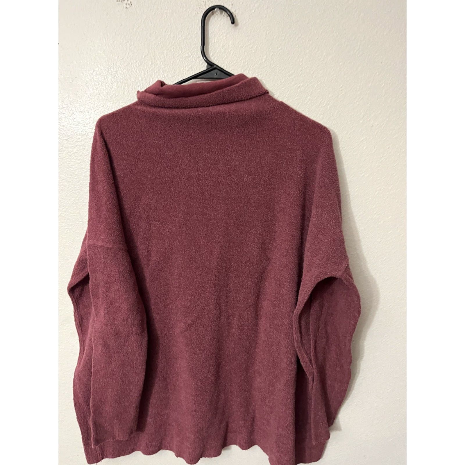 Free People FREE PEOPLE Oversized Turtleneck Sweater Tunic XS Red Women Size XS / US 0-2 / IT 36-38 - 2 Thumbnail