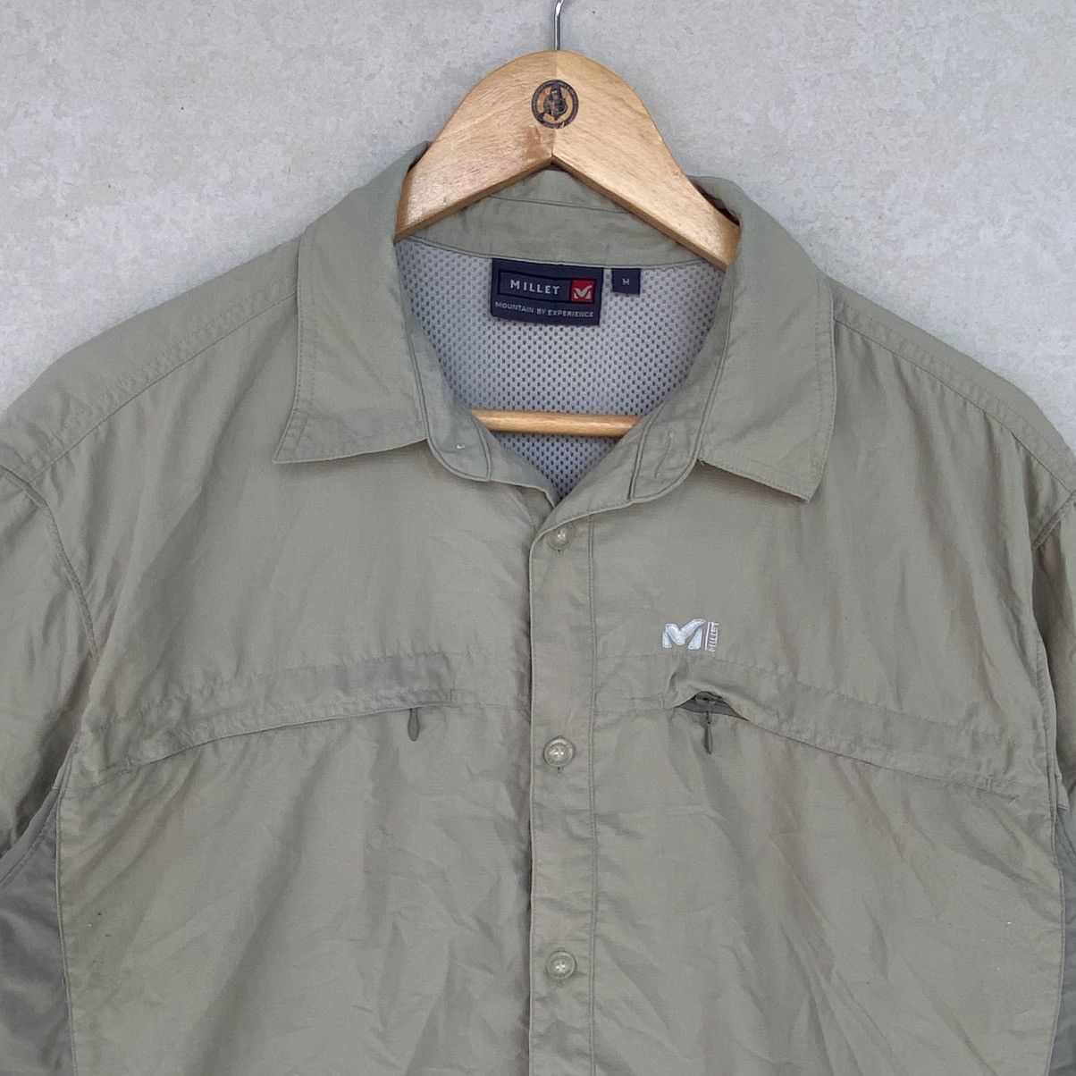 Other Vintage Millet Mountain Equipment Button Up Khaki And Grey Size US M / EU 48-50 / 2 - 4 Thumbnail