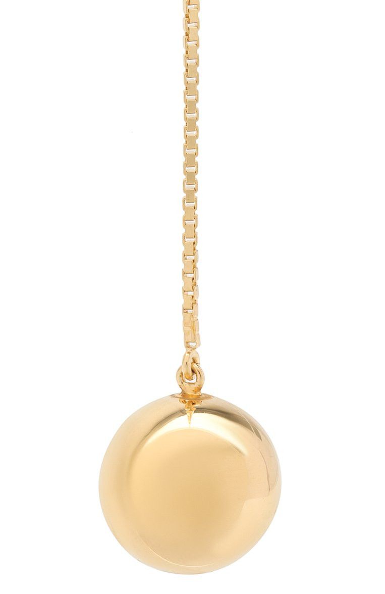 Bottega Veneta BOTTEGA VENETA gold plated silver sphere pendant necklace q Size ONE SIZE - 1 Thumbnail