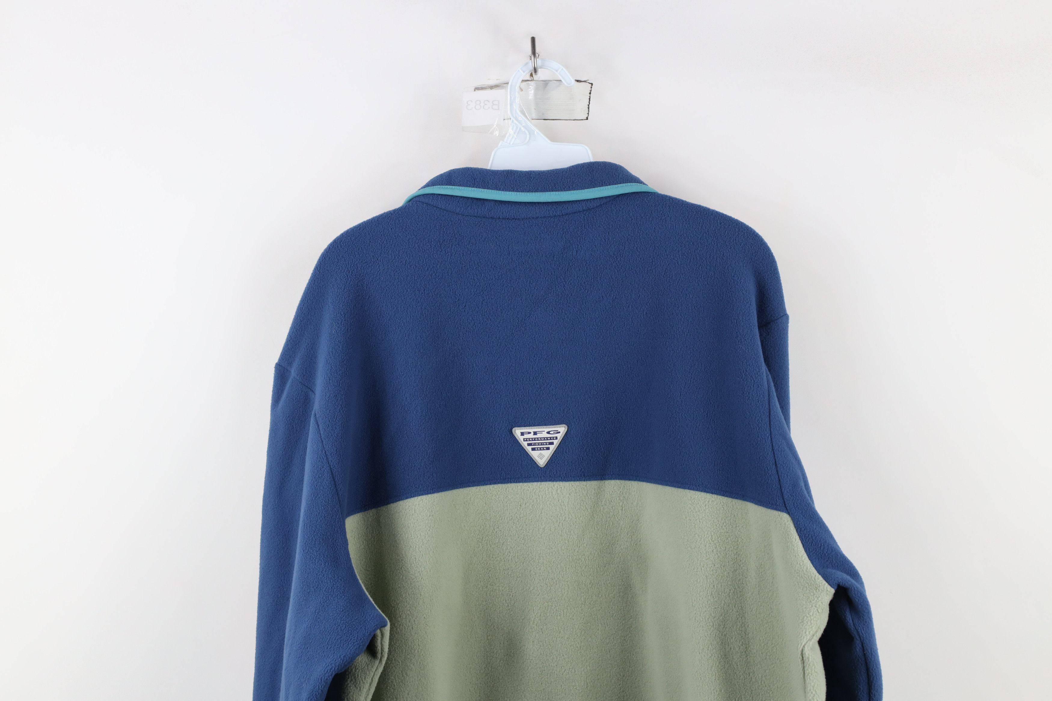 Columbia Columbia PFG Color Block Snap Button Fleece Pullover Sweater Size US XL / EU 56 / 4 - 13 Thumbnail
