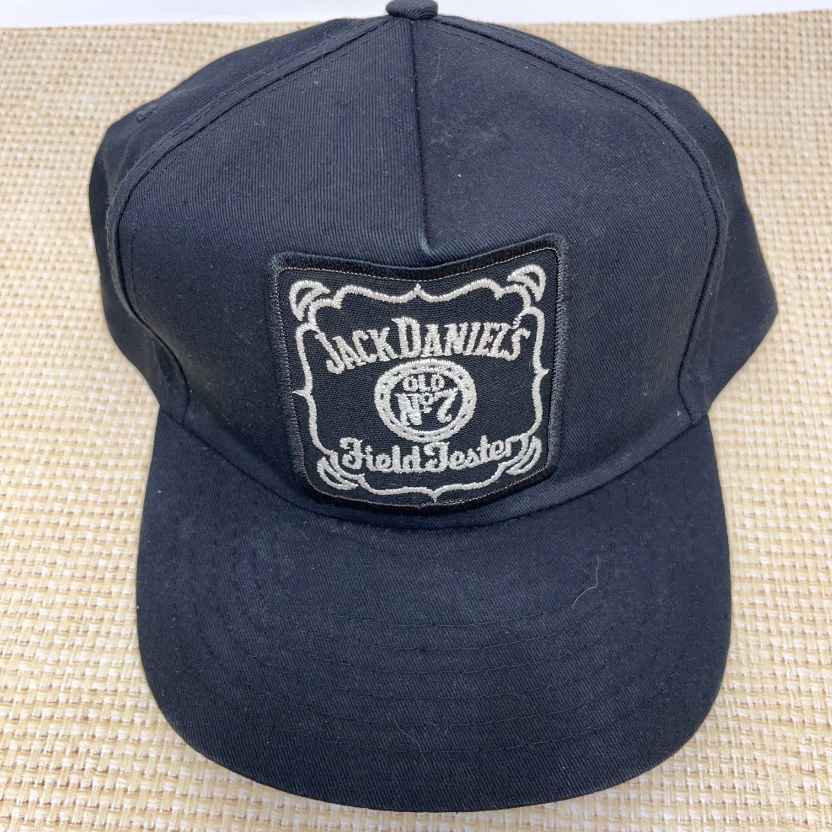 Vintage VINTAGE Jack Daniels Snapback Hat Cap Black Whisky Y2K Field Tester Patch Adult Size ONE SIZE - 3 Thumbnail