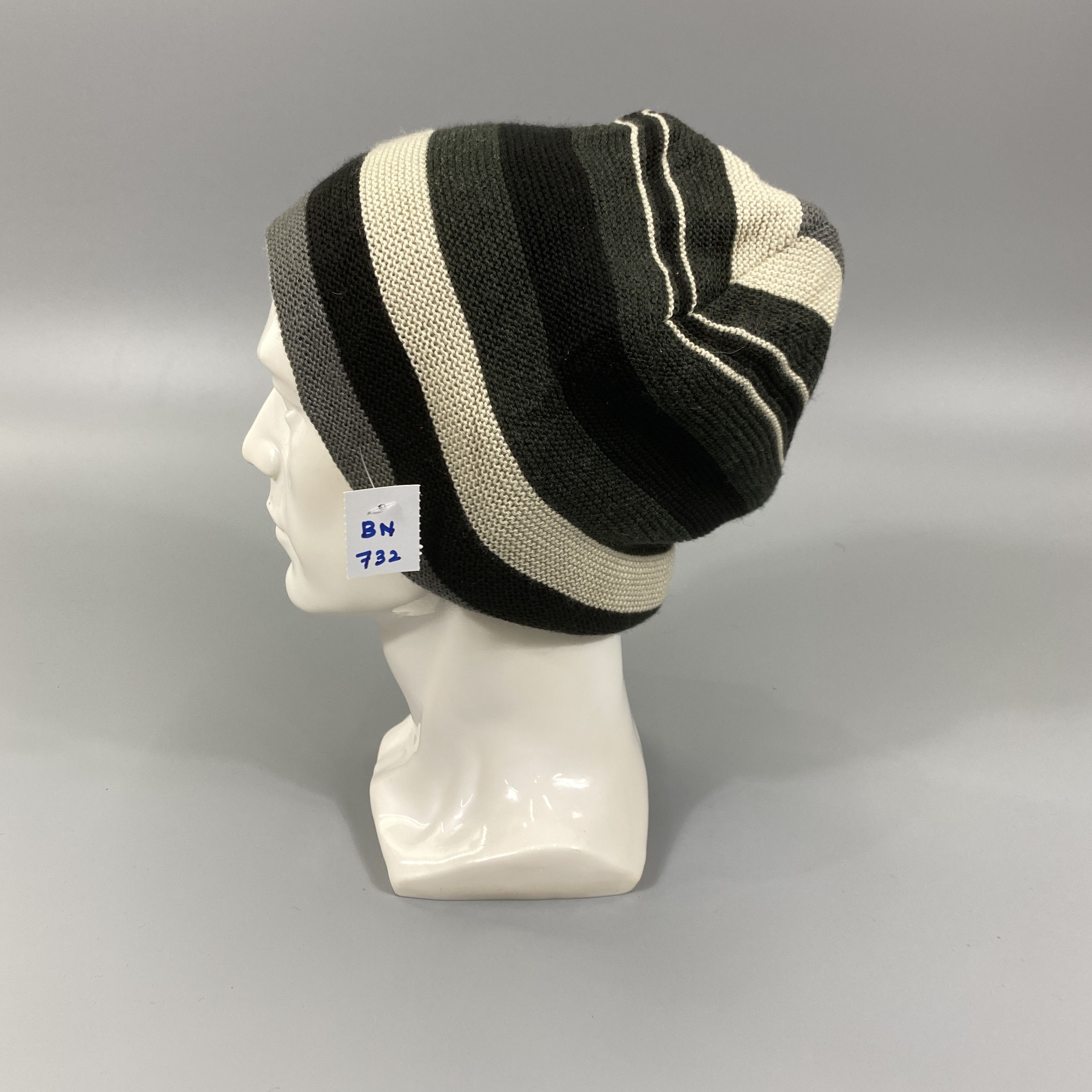 Japanese Brand Stripe Multi Color Beanie -BN732 Size ONE SIZE - 1 Thumbnail