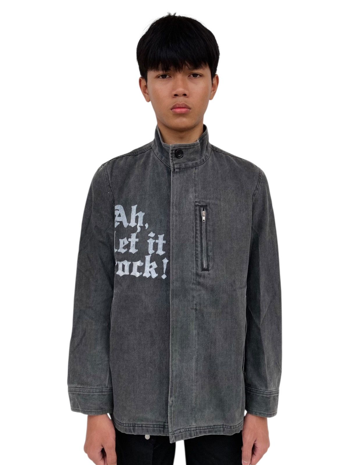 If Six Was Nine 2000s Rupert - Let It Rock Denim Jacket Size US L / EU 52-54 / 3 - 1 Thumbnail