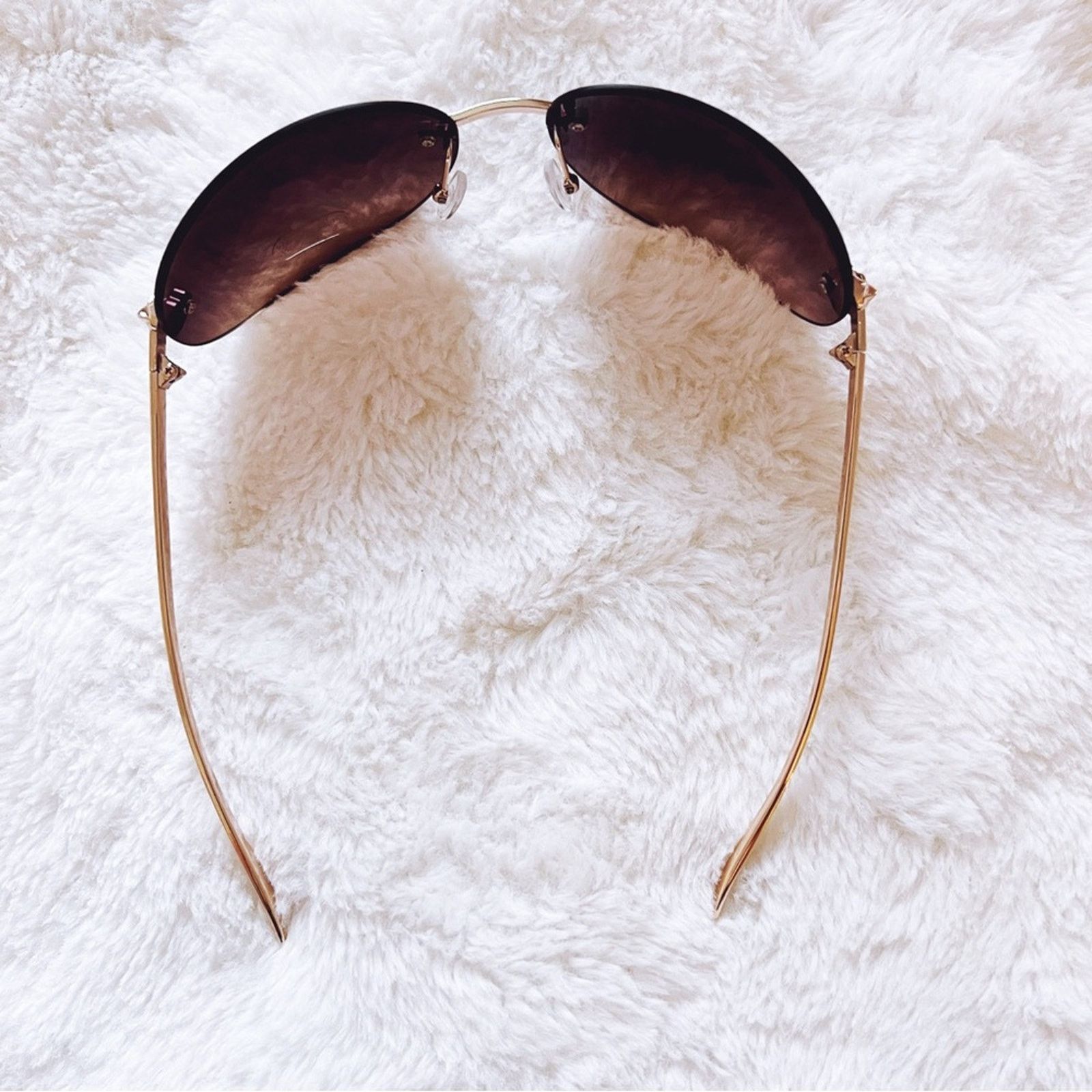 Other Ophelia Brown Floral Chic Sunglasses Size ONE SIZE - 7 Thumbnail
