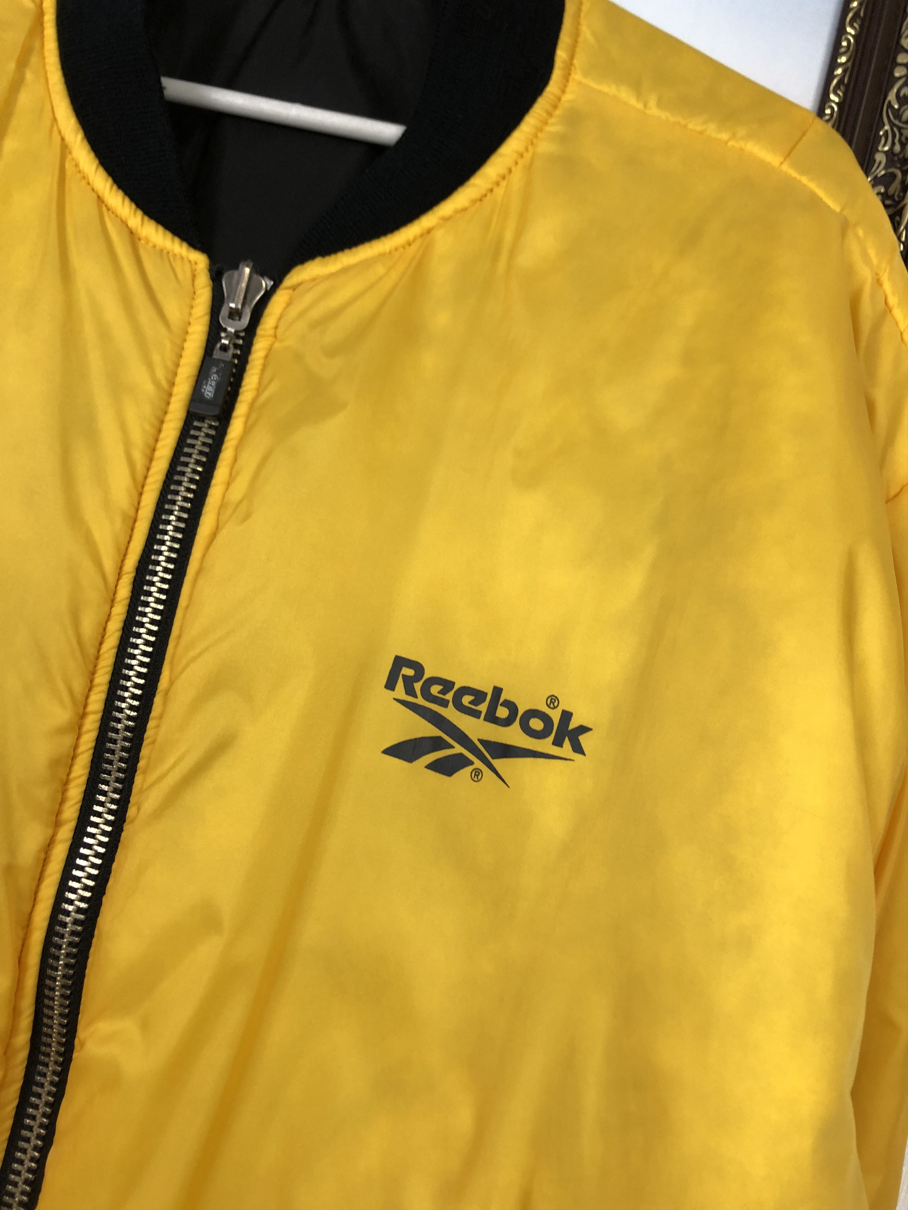 Reebok Vintage Reebok Brondby Football Reversible Jacket Bomber Size US M / EU 48-50 / 2 - 12 Thumbnail