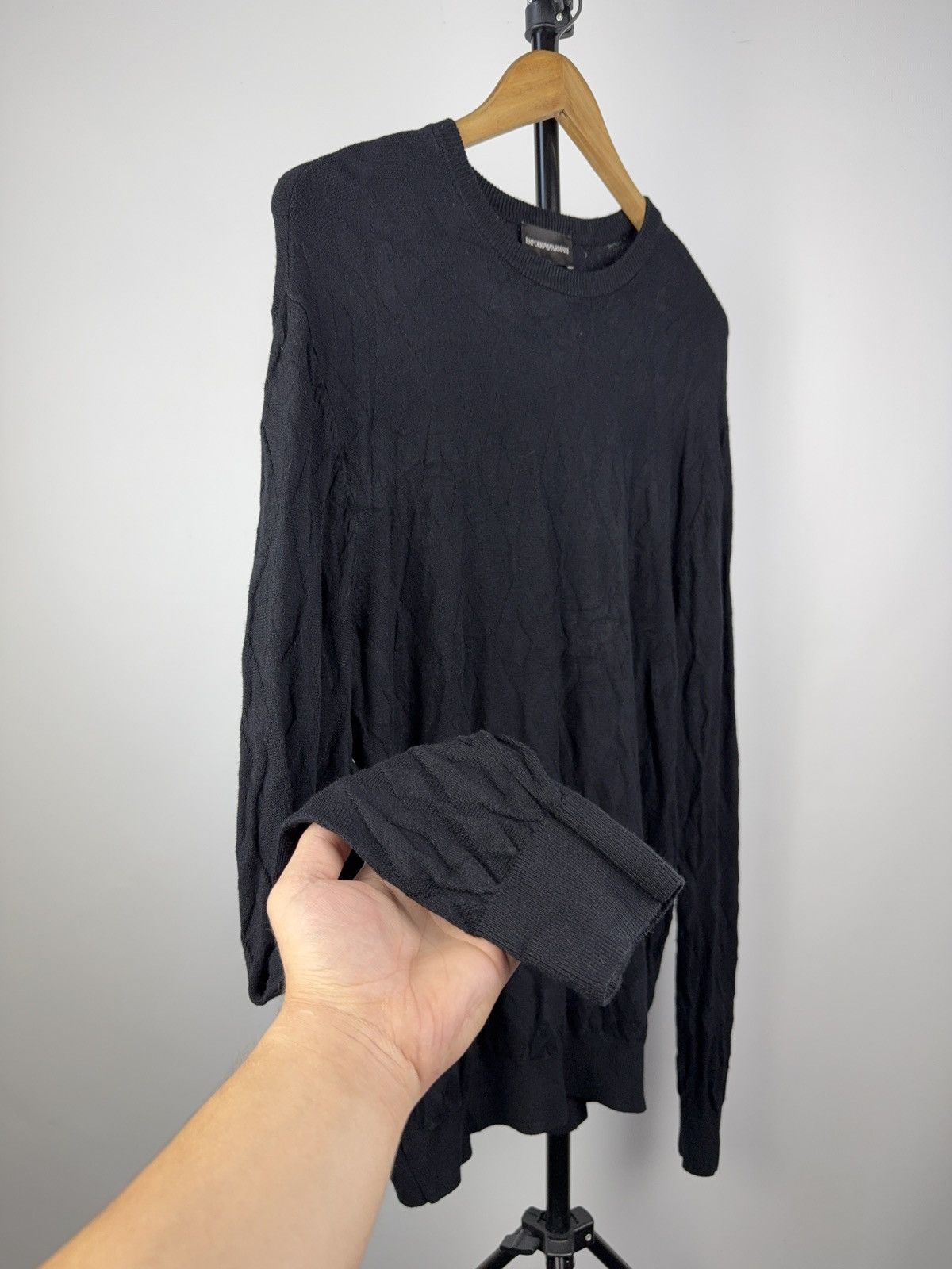 Emporio Armani Luxury Designer Retro Style Emporio Armani Sweater Size US M / EU 48-50 / 2 - 4 Thumbnail