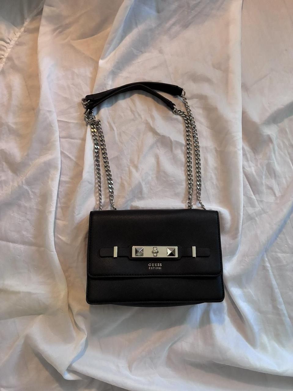 Guess GUESS Faux Leather Cherie Convertible Crossbody Flap Purse Size ONE SIZE - 1 Thumbnail