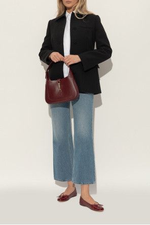 Gucci oc11z0126 Women's Ballet Flats With Double G in Burgundy Size US 9 / IT 39 - 3 Thumbnail