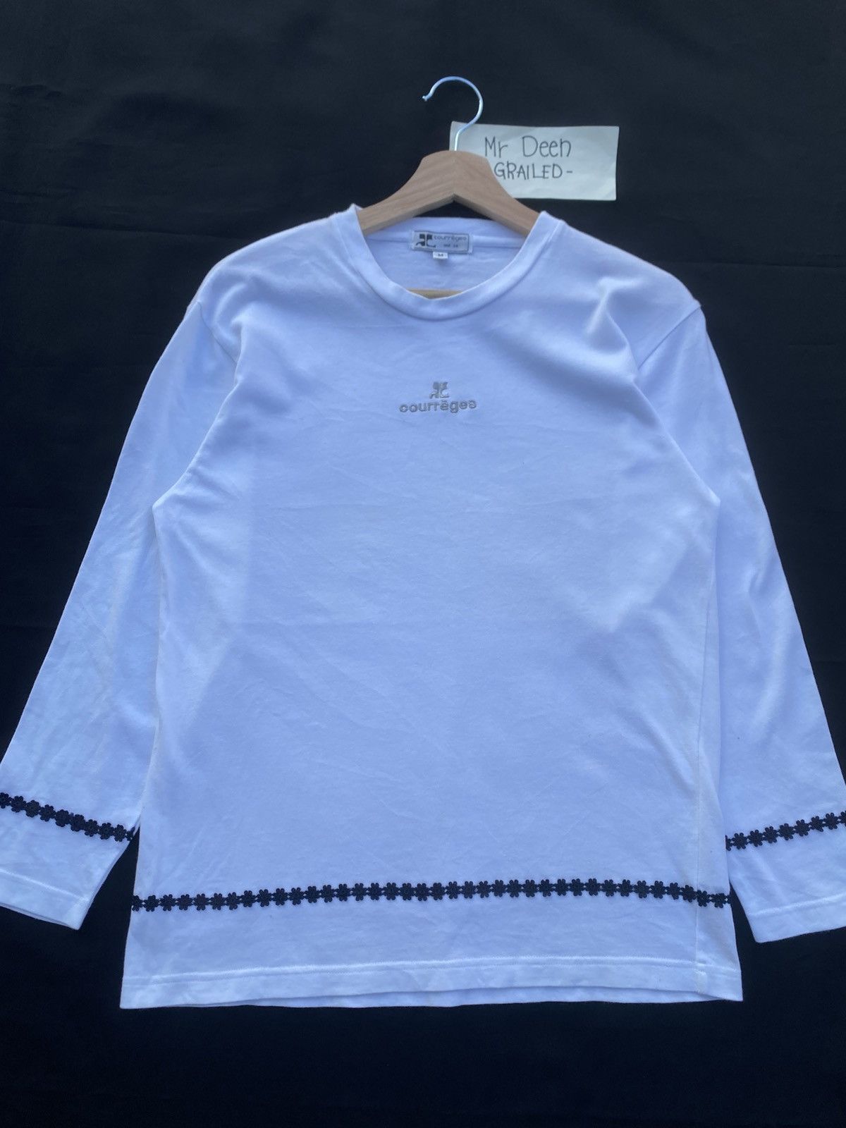 Courreges Rare Vintage Courreges Longsleeve Shirt Size M / US 6-8 / IT 42-44 - 4 Thumbnail