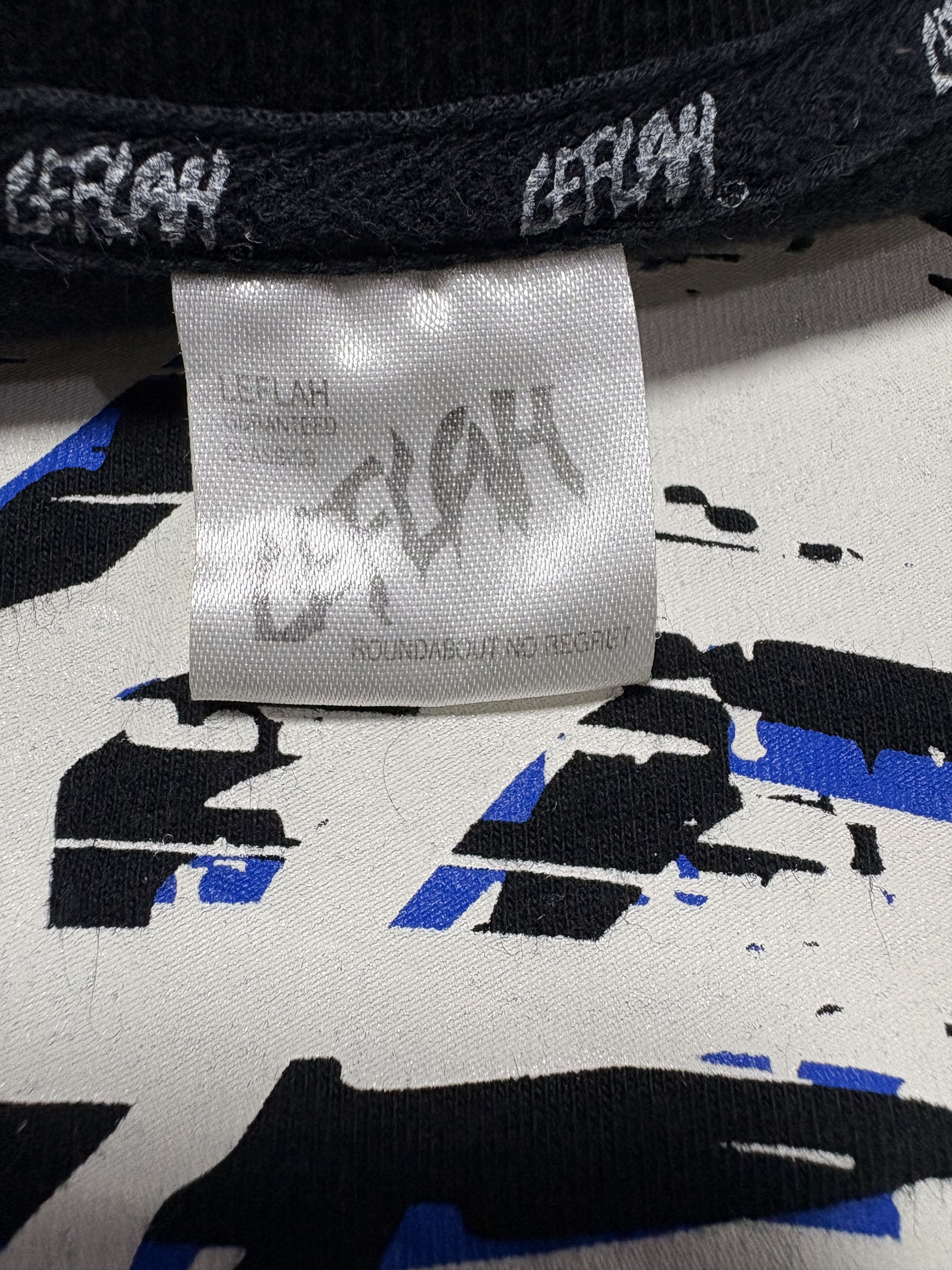 Japanese Brand Leflah skull rawcut longsleeve Size US L / EU 52-54 / 3 - 3 Thumbnail