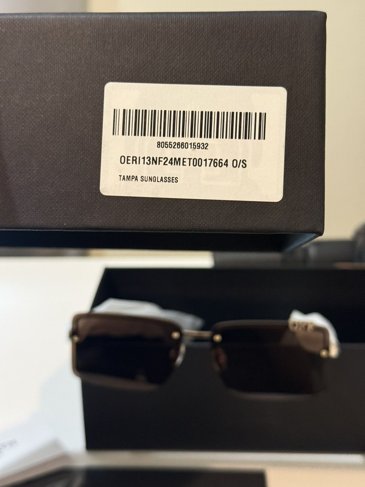 Off-White OFF-WHITE Full Lense Sunglasses TAMPA with Logo Detail Size ONE SIZE - 3 Thumbnail