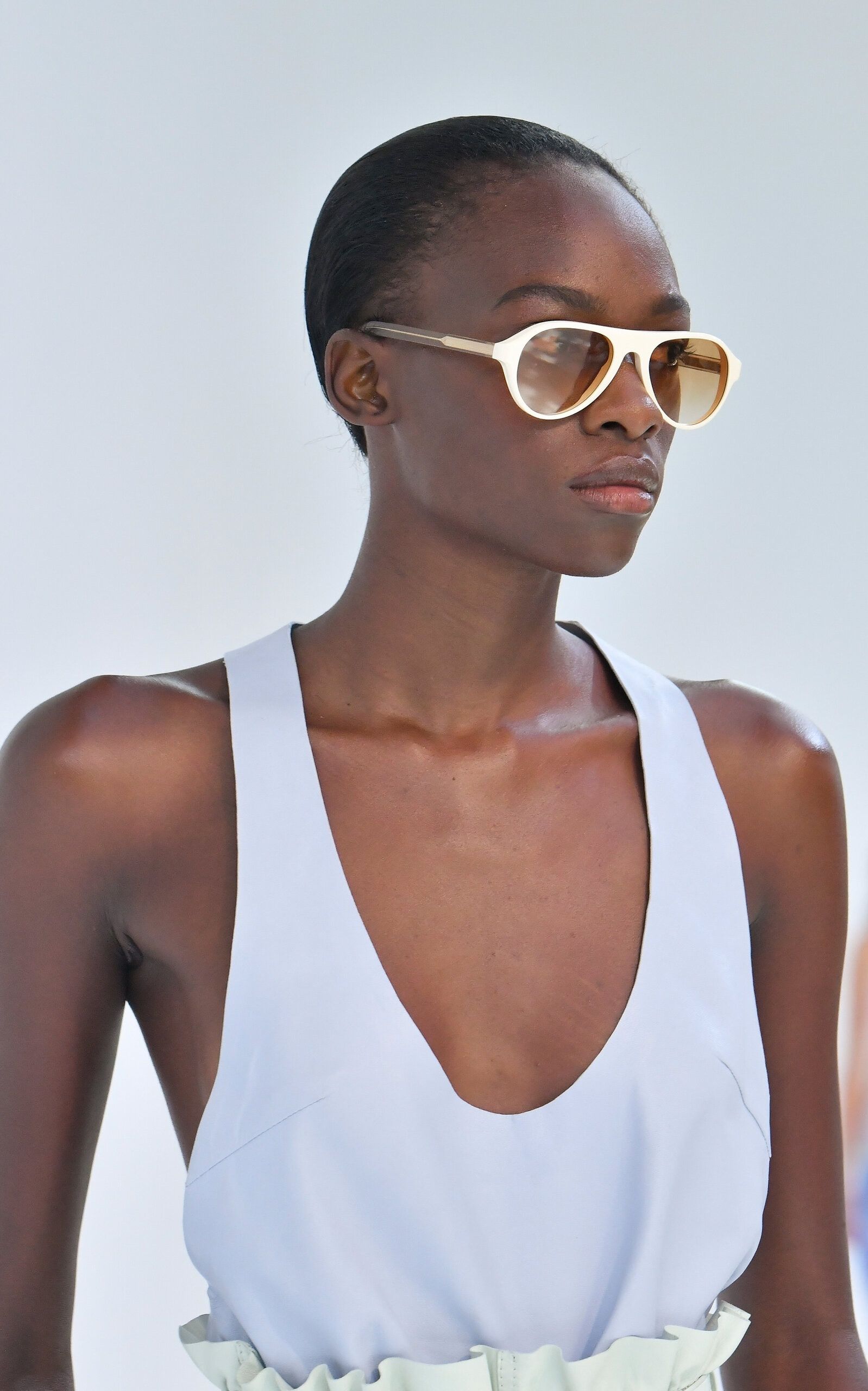 Zimmermann oc11z0525 Scooped Leather Tank Top in Blue Size S / US 4 / IT 40 - 4 Thumbnail