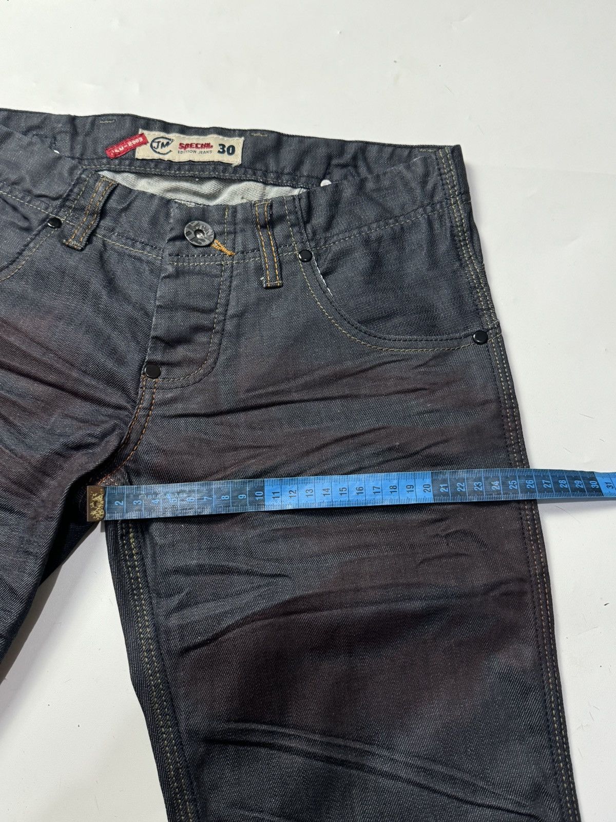 If Six Was Nine × Japanese Brand × Le Grande Bleu (L.G.B.) Flare Denim Pants Buckle Back J&M Size US 29 - 7 Thumbnail