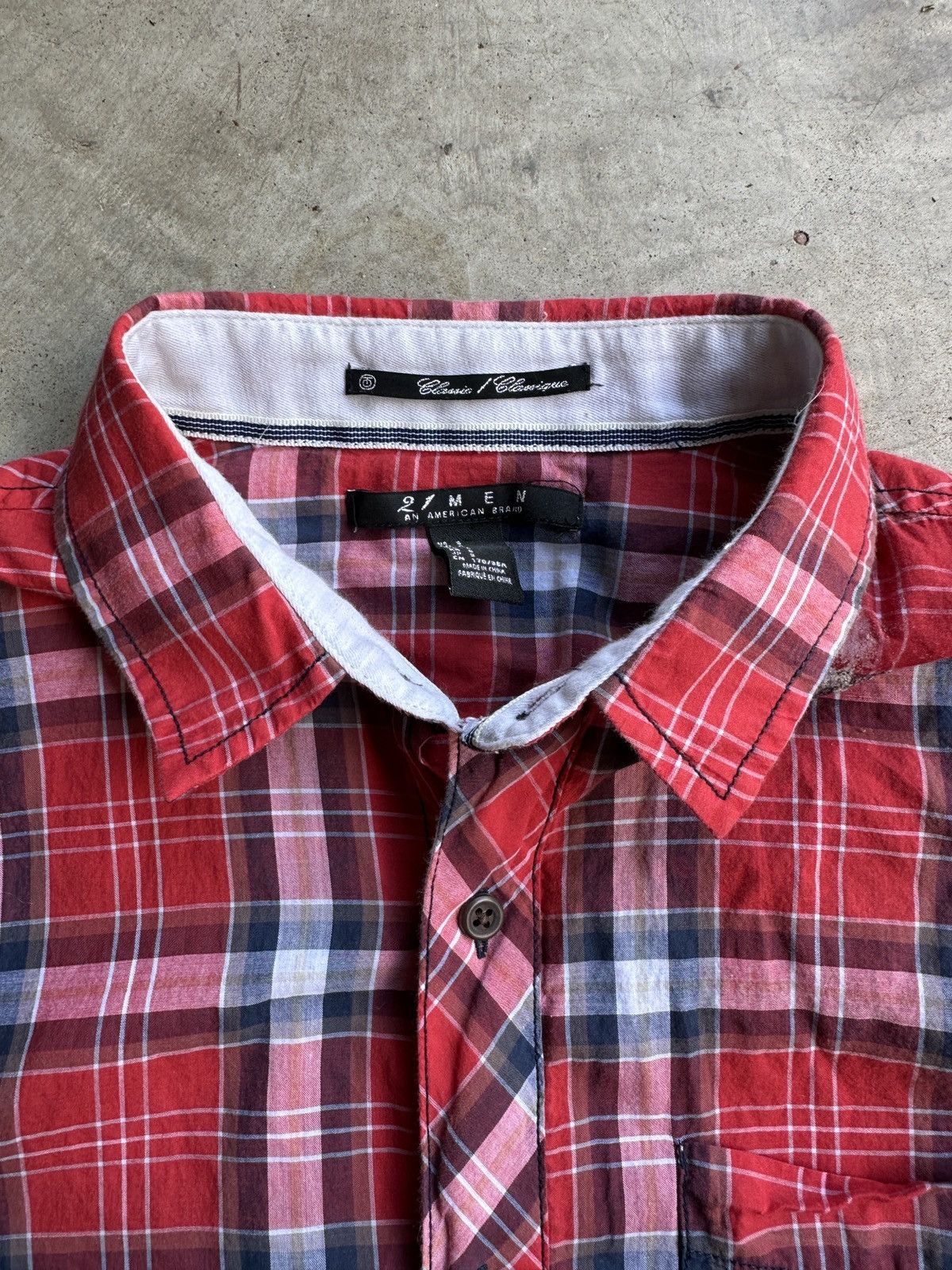 Other Cropped Boxy Plaid Button Up Shirt - S Size US S / EU 44-46 / 1 - 2 Thumbnail