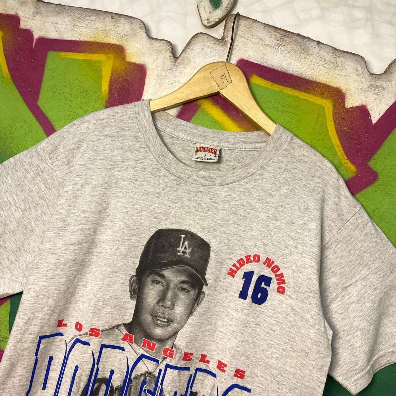 Nutmeg Vintage Tshirt Nutmeg MLB Dodgers 1995 Made in USA Size US L / EU 52-54 / 3 - 4 Thumbnail