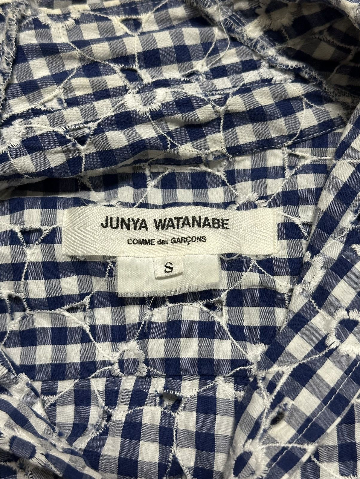 Junya Watanabe JUNYA WATANABE S/S 2009 Gingham Three-Quarter Sleeve Shirt Size S / US 4 / IT 40 - 5 Thumbnail
