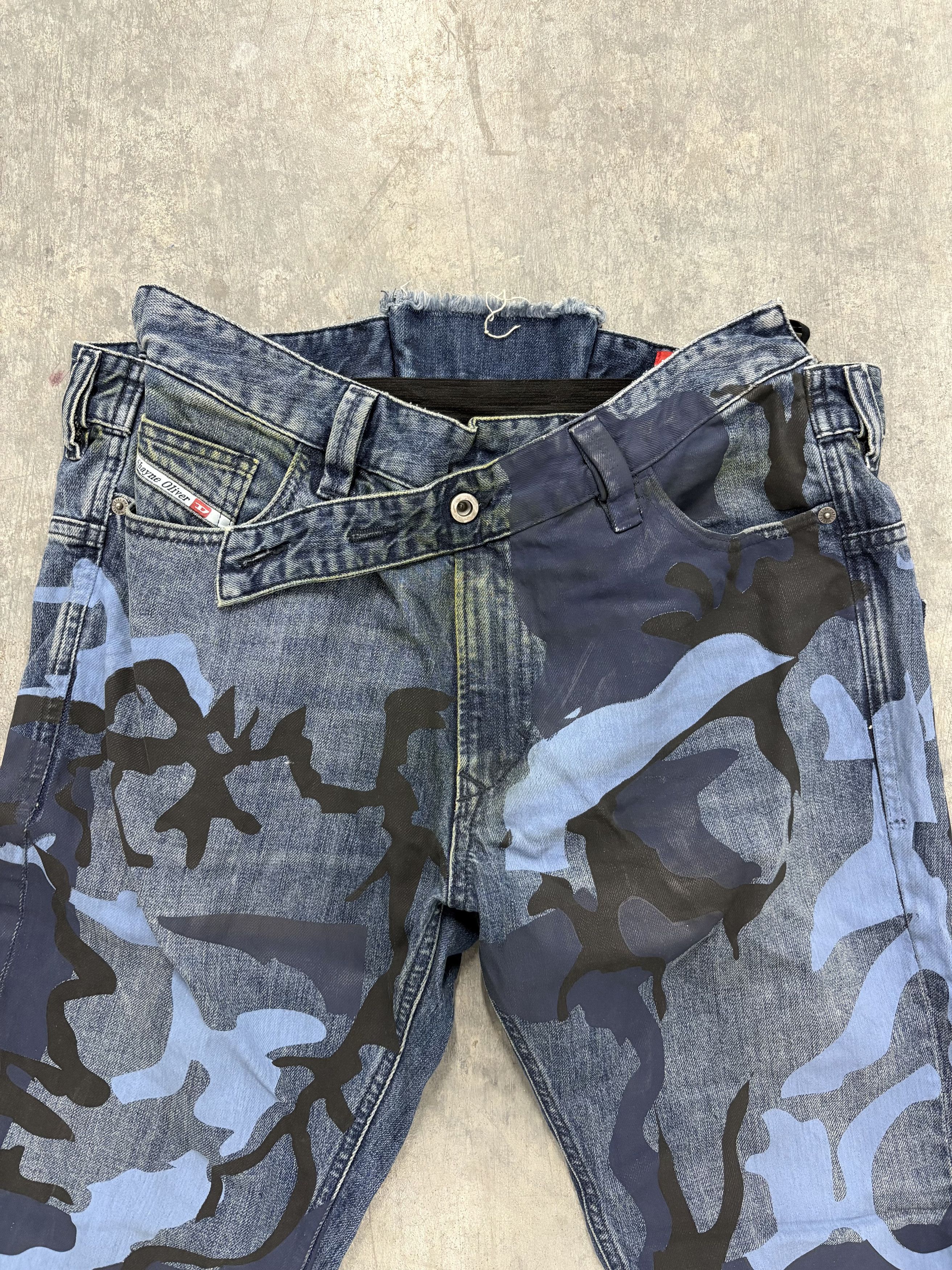 Hood By Air Shayne Oliver for Diesel Camo printed denim Size US 32 / EU 48 - 4 Thumbnail