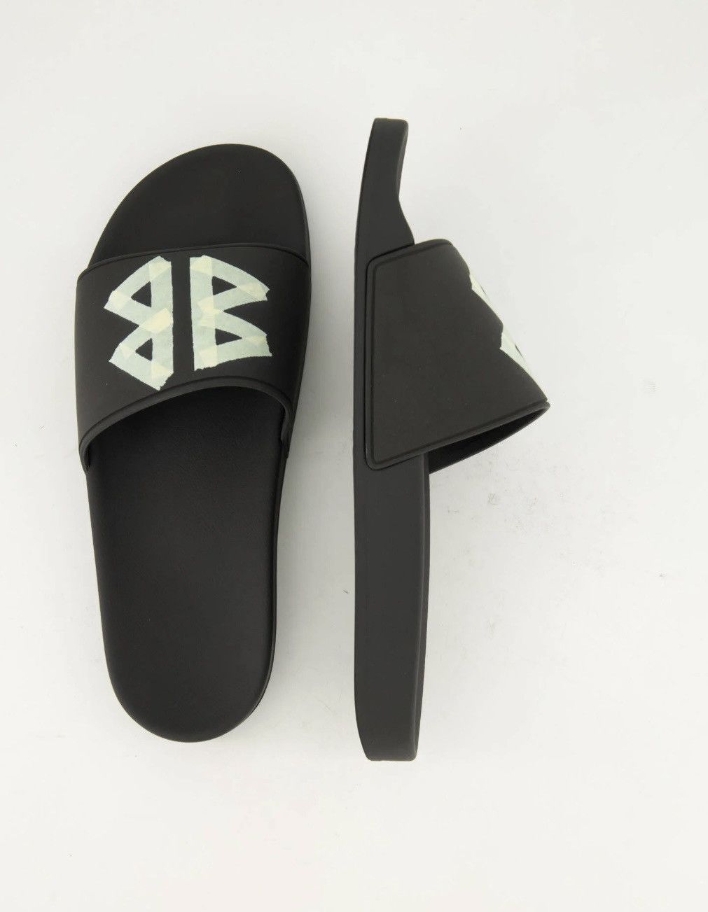 Marni Black Fur Mule Slides